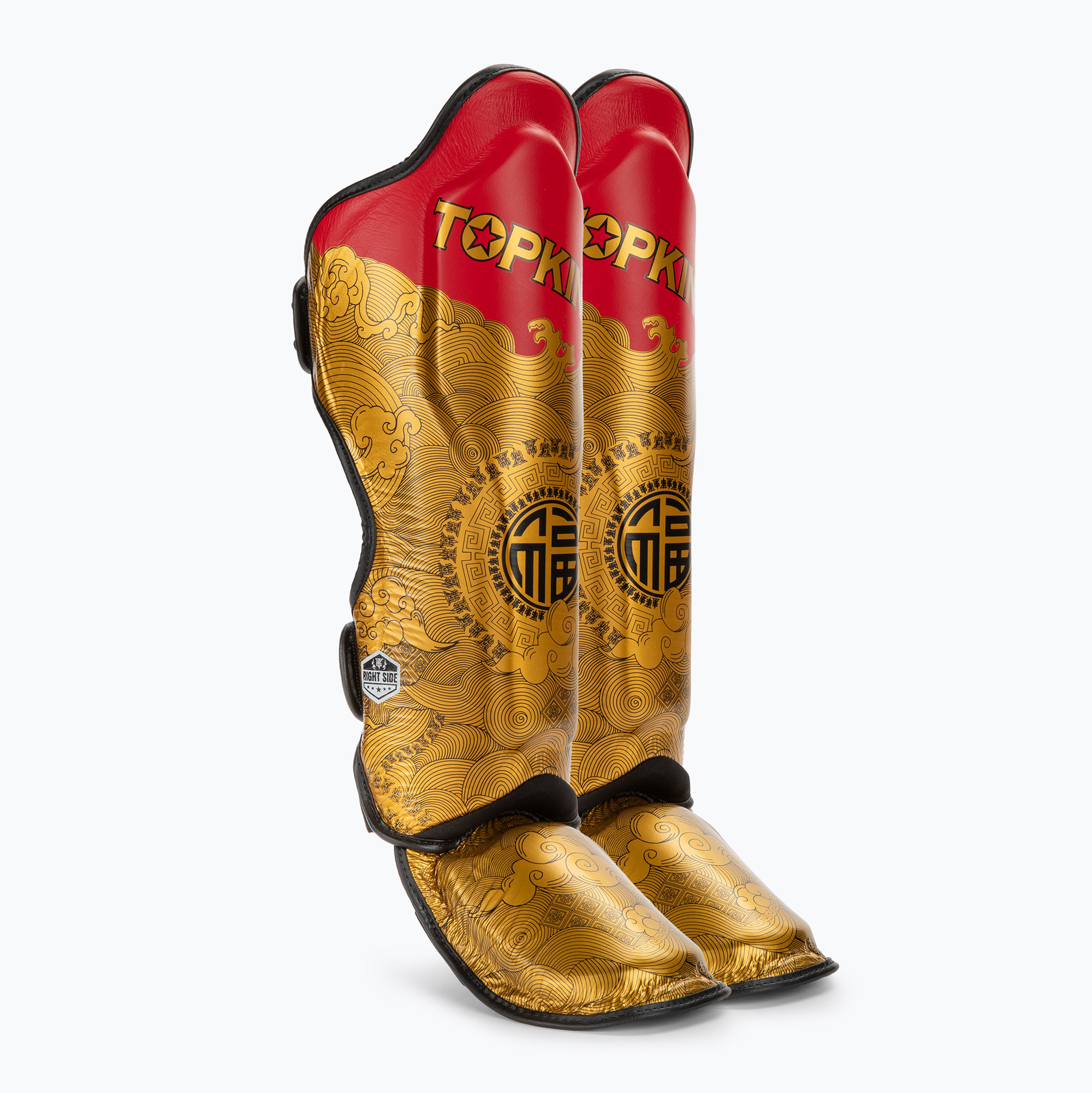 Ochraniacze piszczeli i stóp Top King Happiness Chinese red 