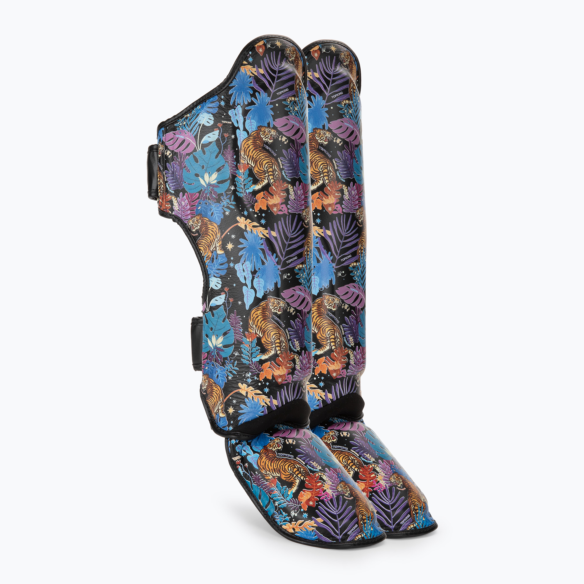 Chrániče holennej kosti a chodidla Top King Wild Tiger King black (Shin Guards Wild Tiger King TKSGWT-BK)