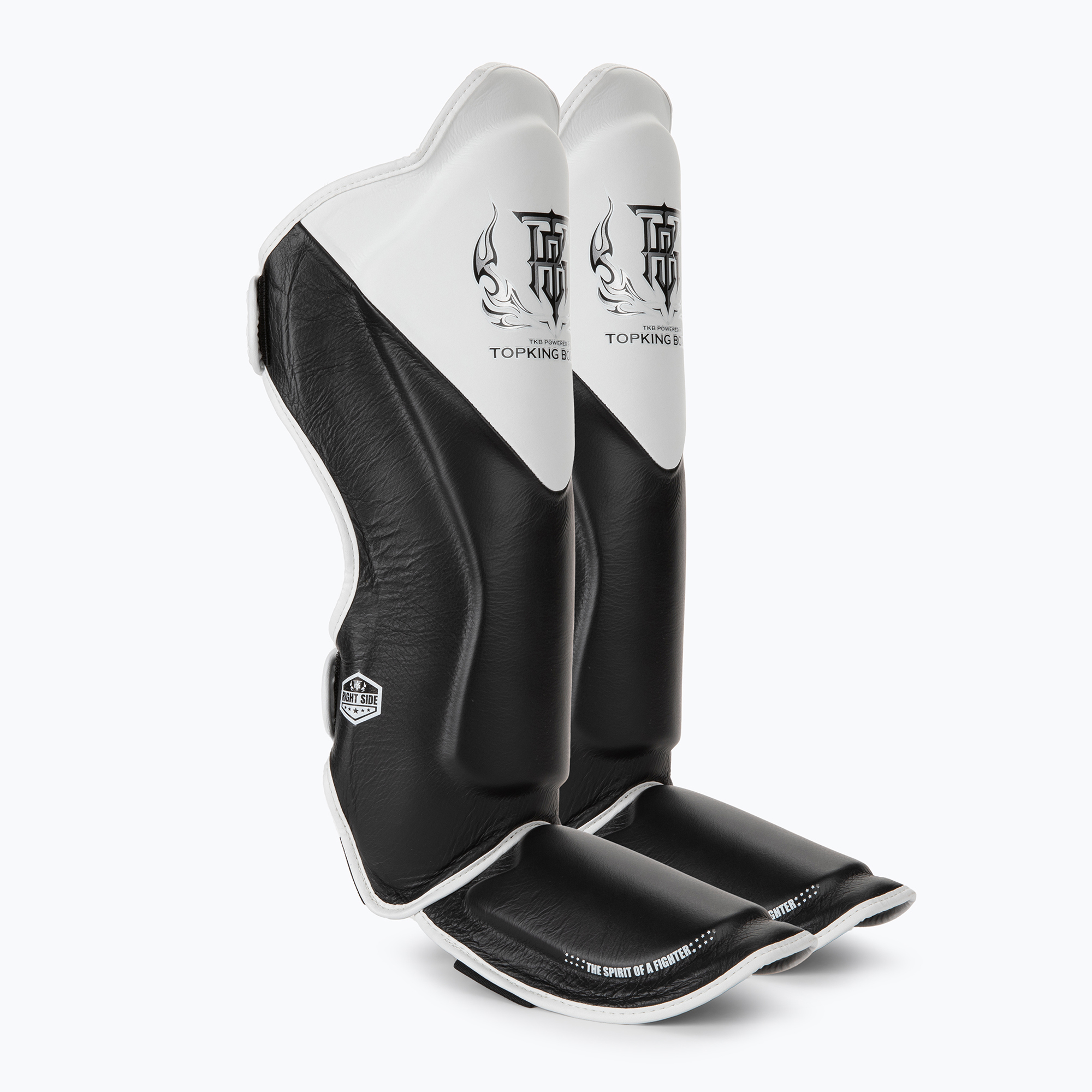 Ochraniacze piszczeli i stóp Top King Shin Guards Blend black/white 