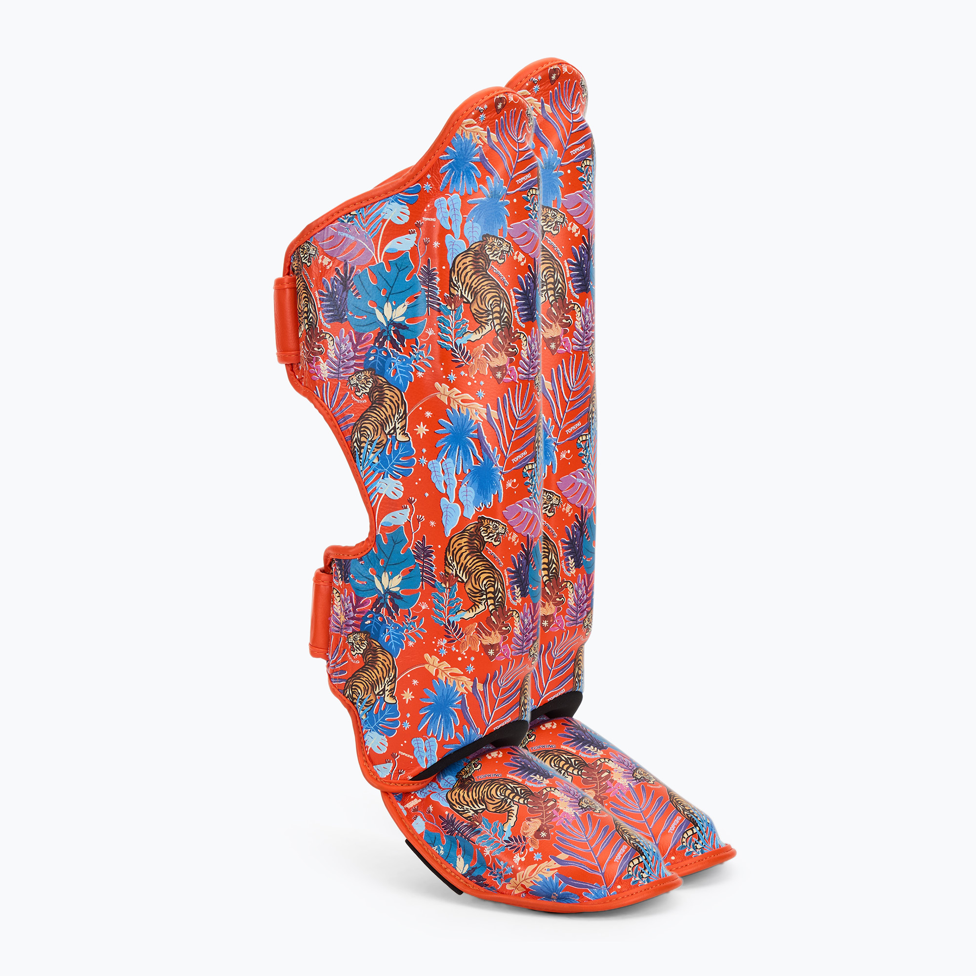 Ochraniacze piszczeli i stóp Top King Wild Tiger King orange