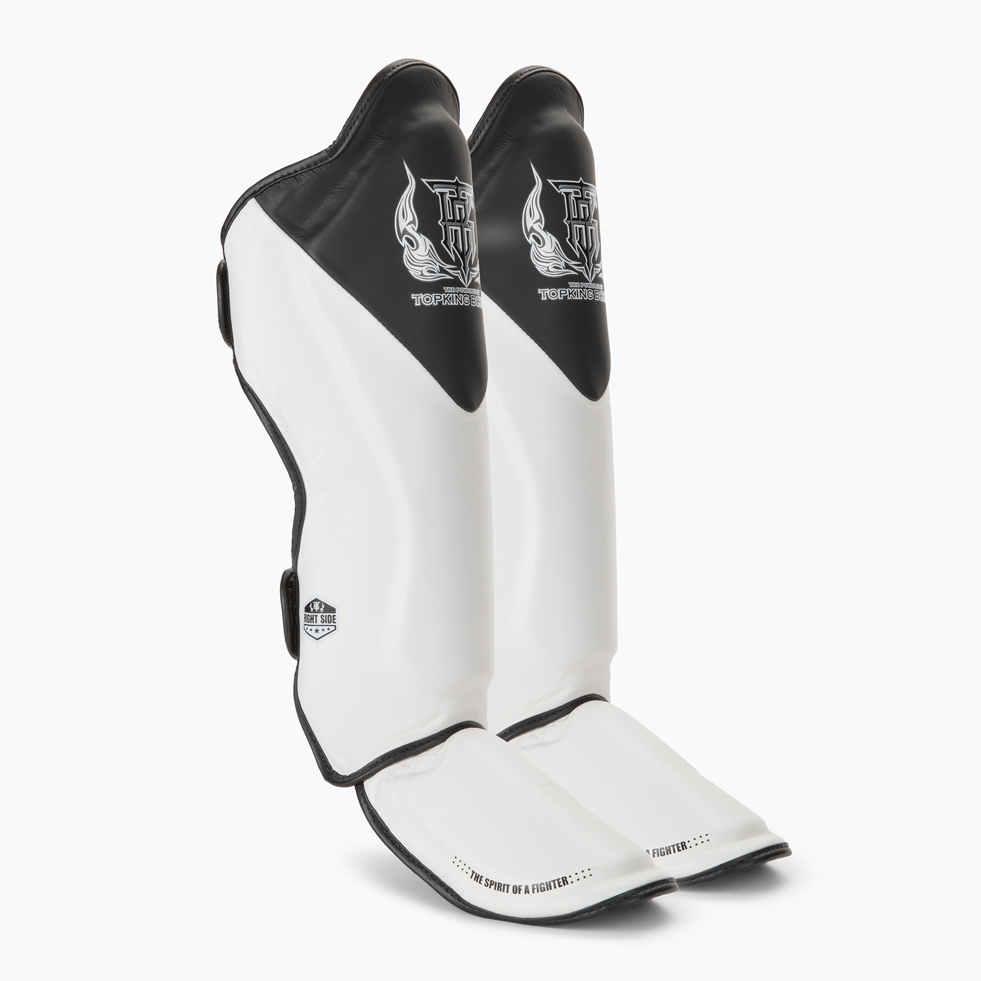 Ochraniacze piszczeli i stóp Top King Shin Guards Blend white/black 