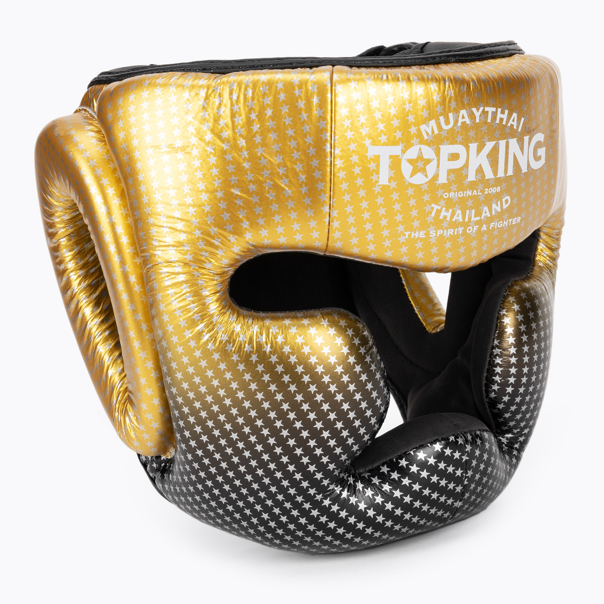 Kask bokserski Top King Super Star gold 