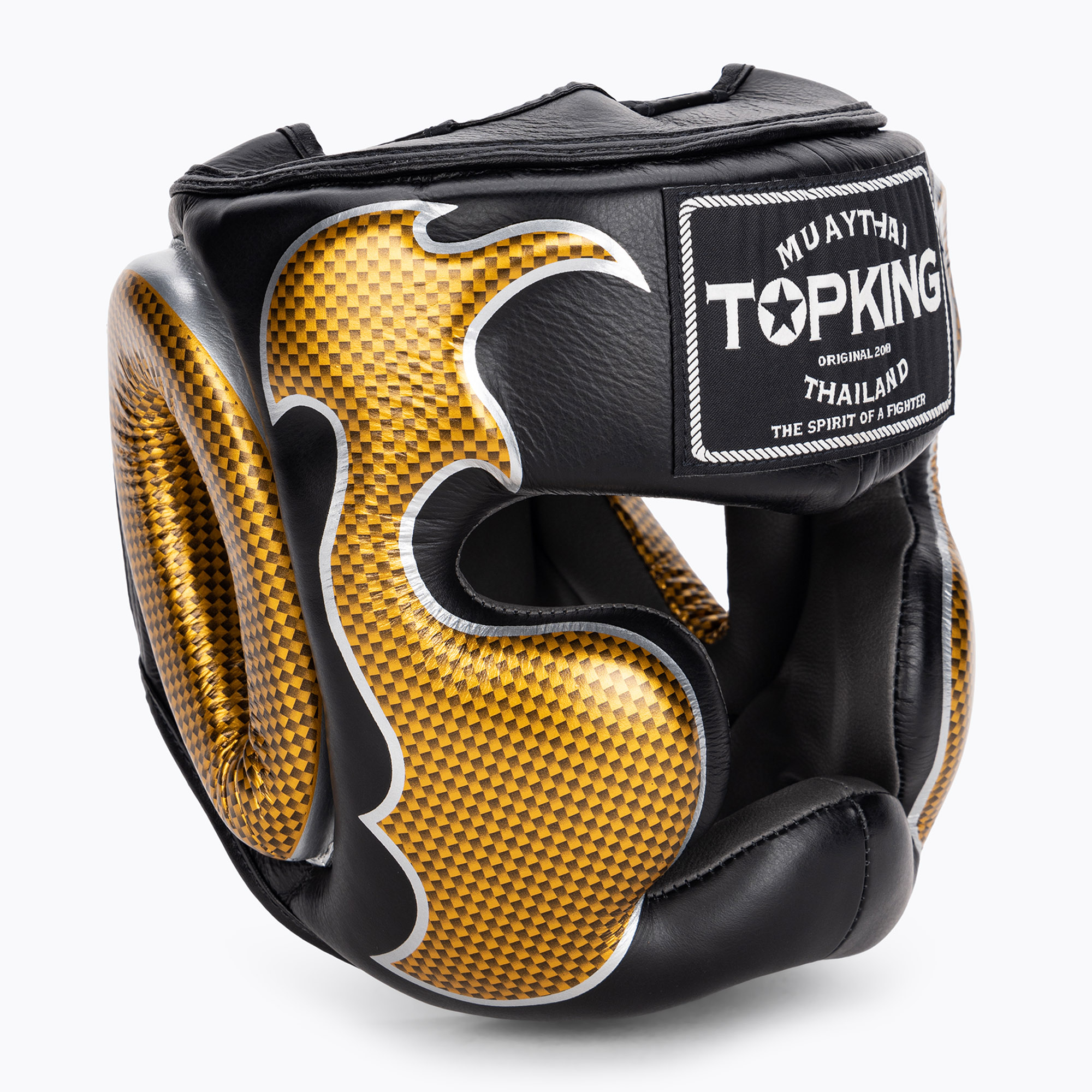 Kask bokserski Top King Empower black/gold 