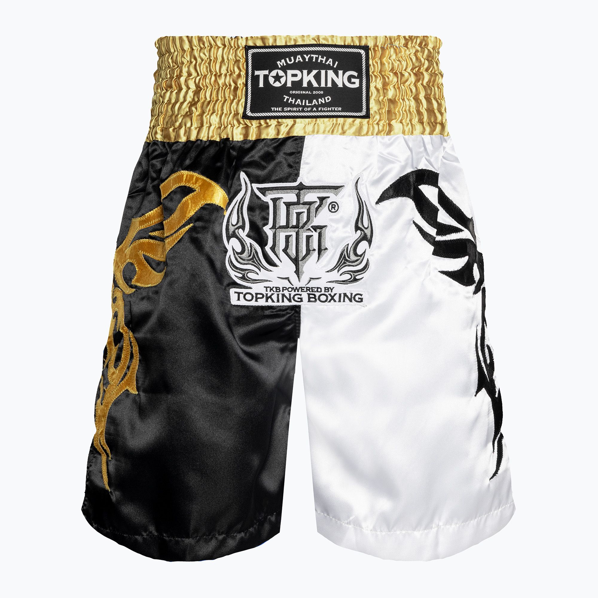 Spodenki treningowe Top King Kickboxing gold 