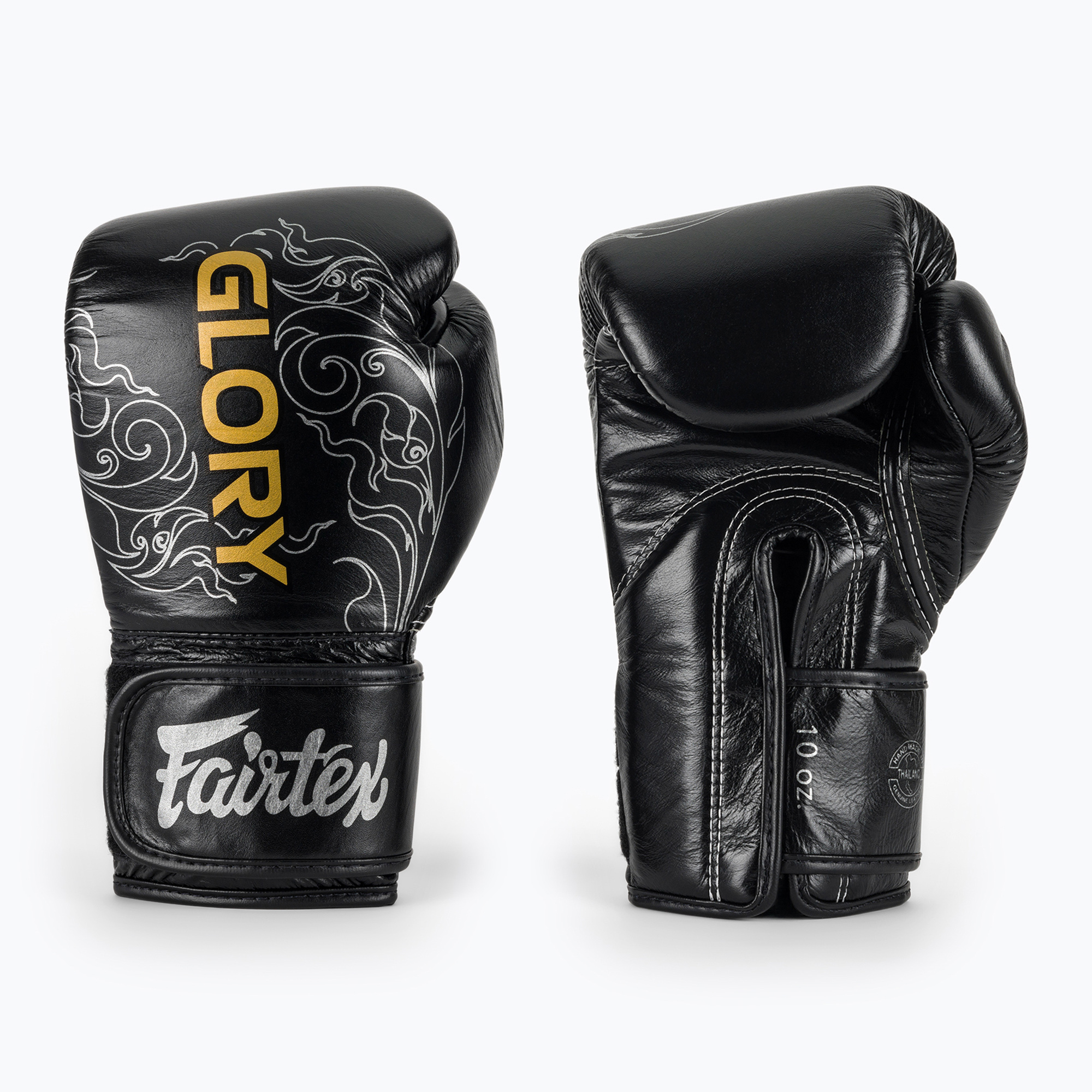 Mănuși de box Fairtex Glory Kickboxing Competition Training Boxing black/silver