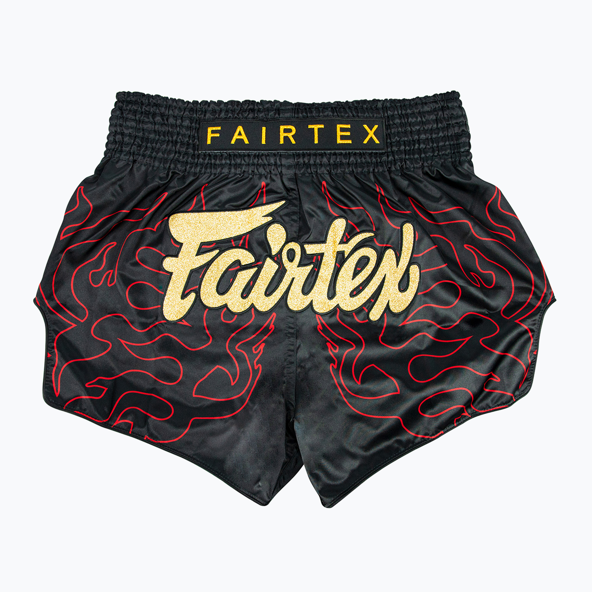 Тренировъчни шорти Fairtex Muay Thai BS1921 'Volcano' черни