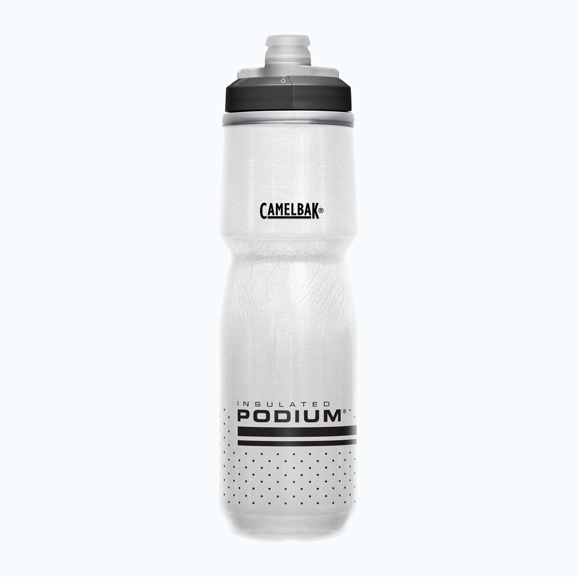 Bidon pentru bicicletă CamelBak Podium Chill 710 ml white/black (Podium Chill 1873101071)