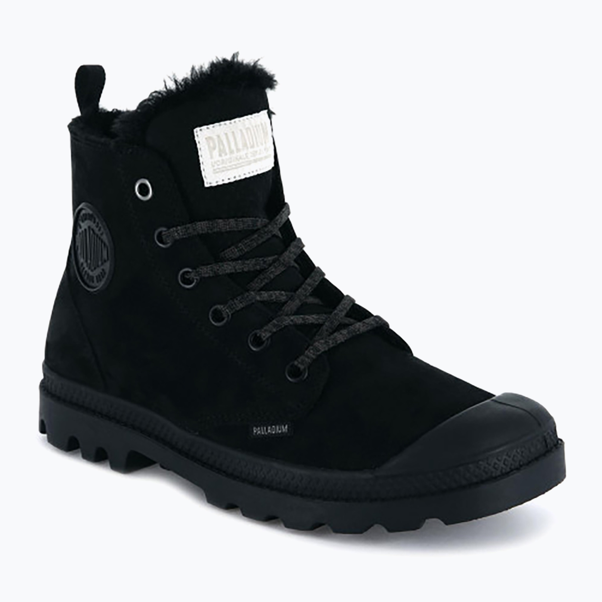 Buty damskie Palladium Pampa Hi Zip WL black/black 