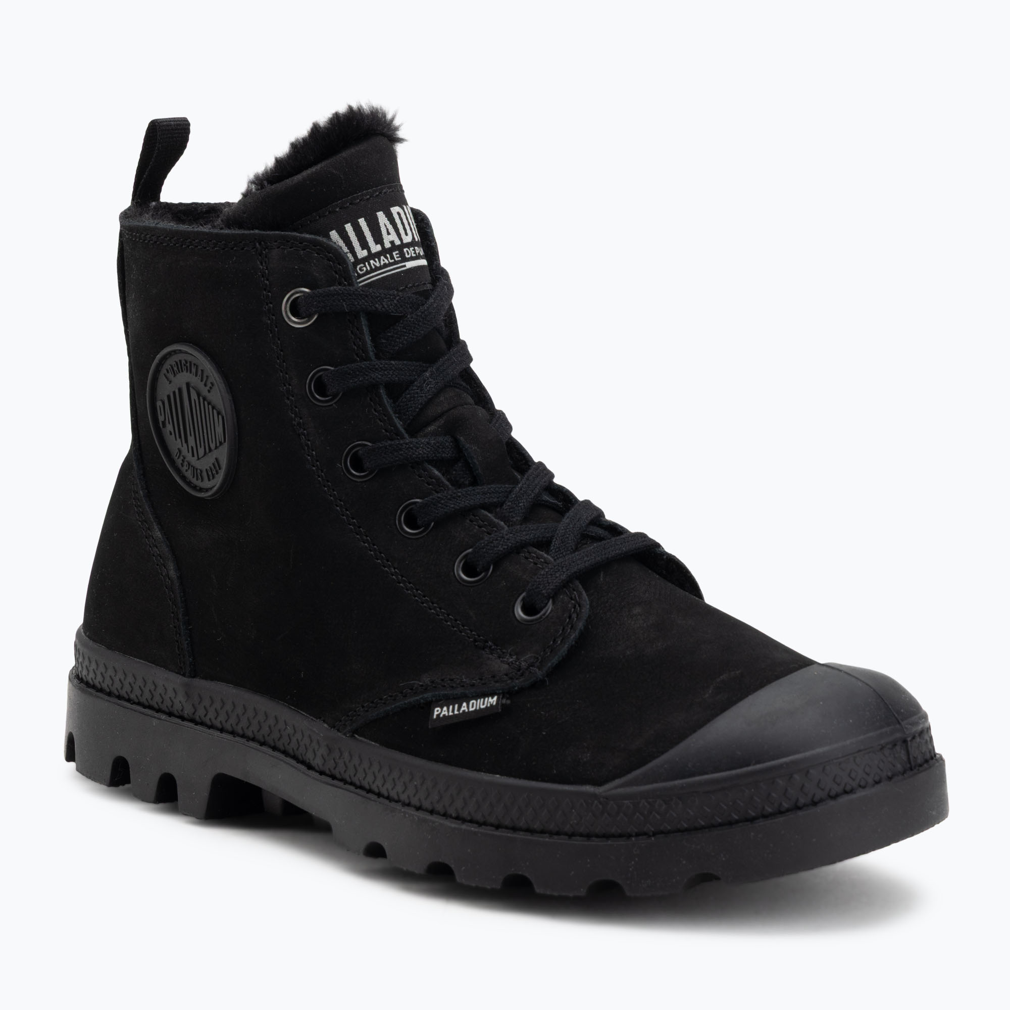Buty damskie Palladium Pampa Hi Zip WL black/black 