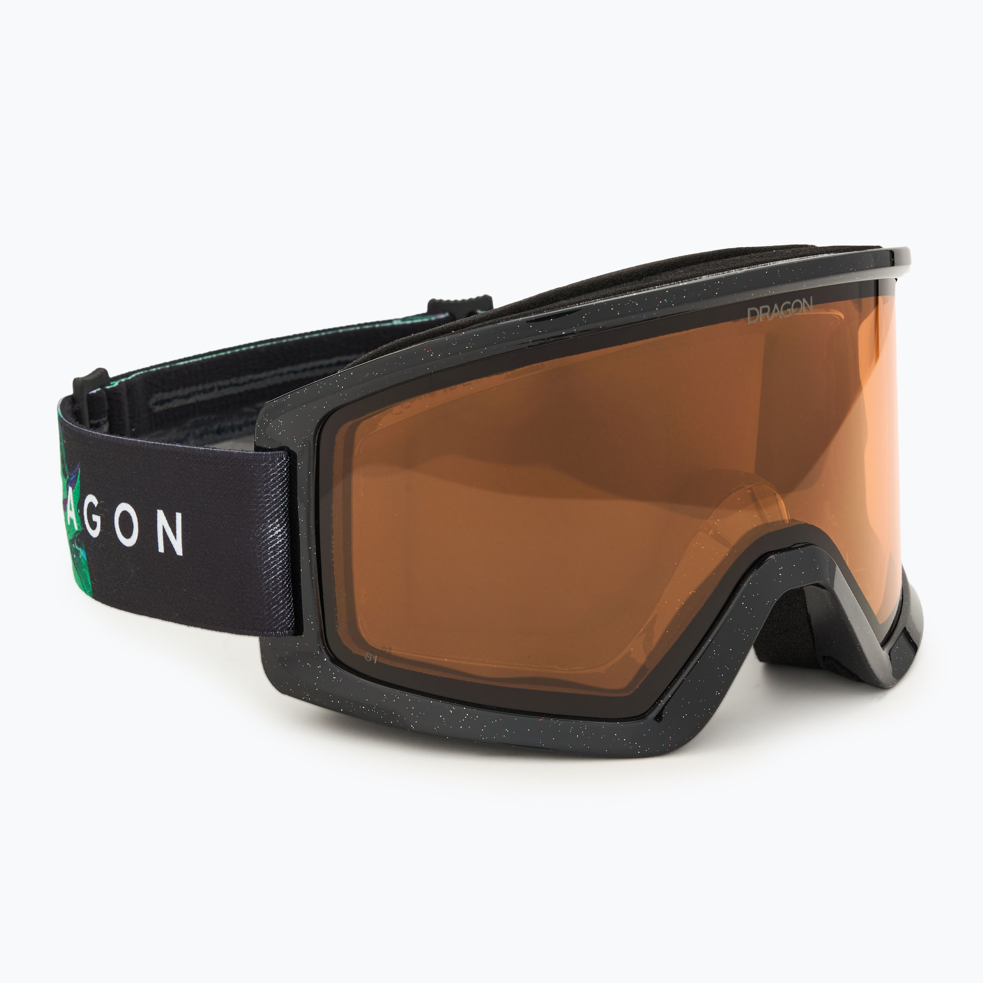 DRAGON DX3 L OTG celeste/lumalens ambra maschere da sci