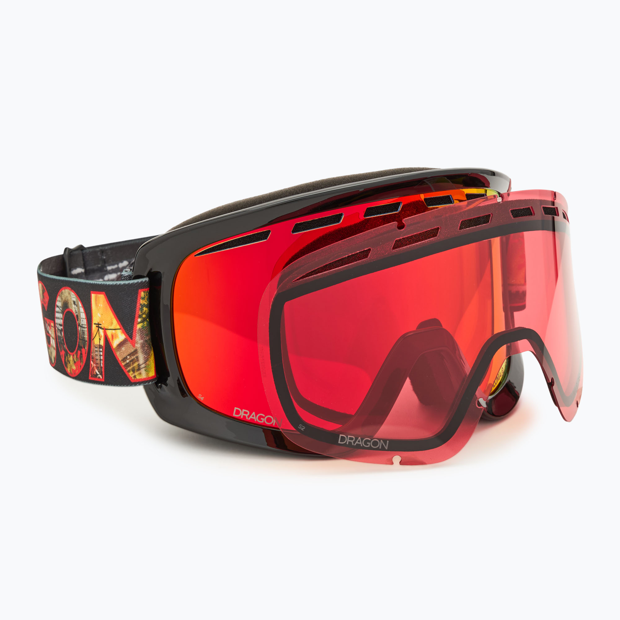 Скиорски очила DRAGON D1 OTG klash/lumalens red ion lumalens rose
