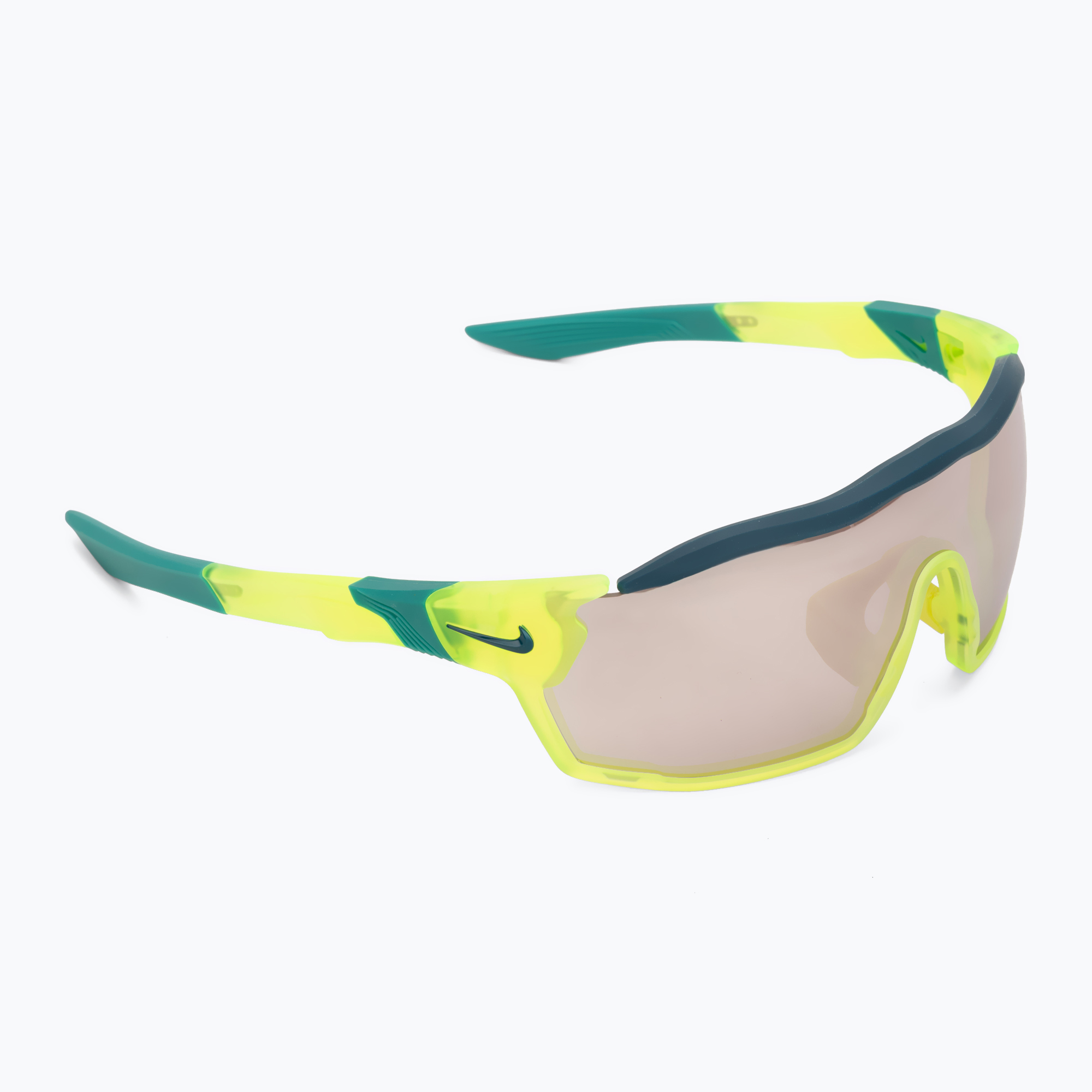 Okulary przeciwsłoneczne Nike Show X Rush matte volt/chrome mirror 