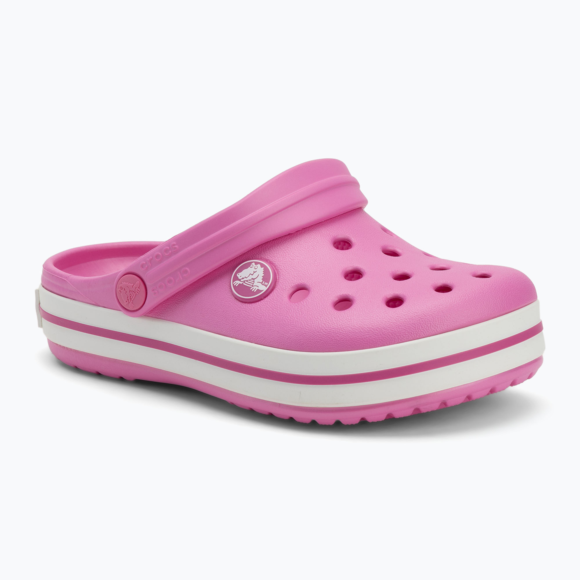 Crocs Crocband Clog Infradito per bambini rosa party (33-34 EU) (Kids Crocband Clog Kids 204537-6U9)
