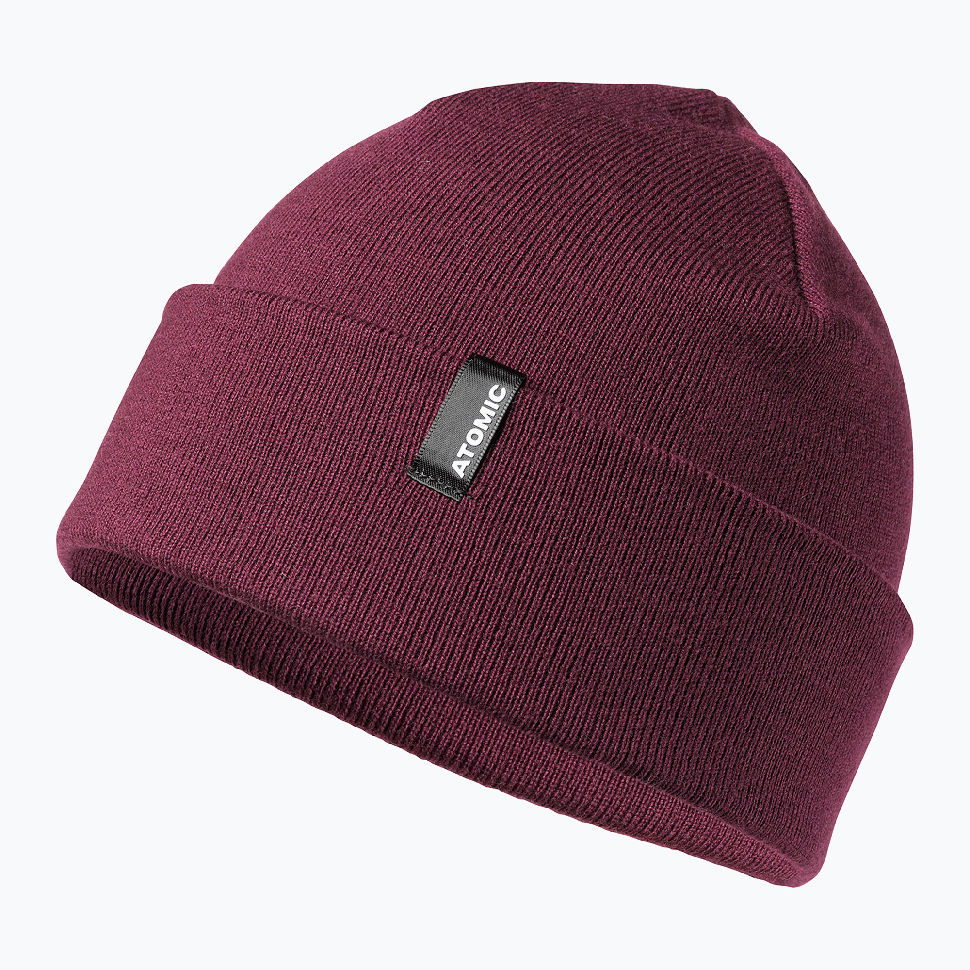 Зимна шапка Atomic Alps Rolled Cuff Beanie maroon