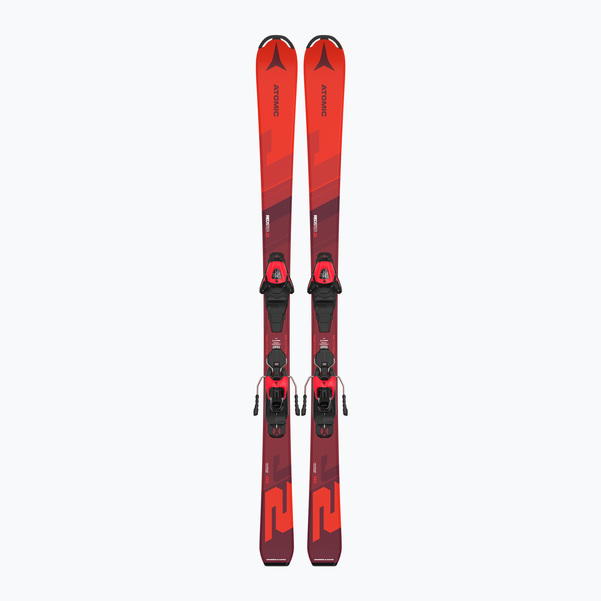 Detské zjazdové lyže Atomic Redster J2 JTM + viazanie L6 GW red