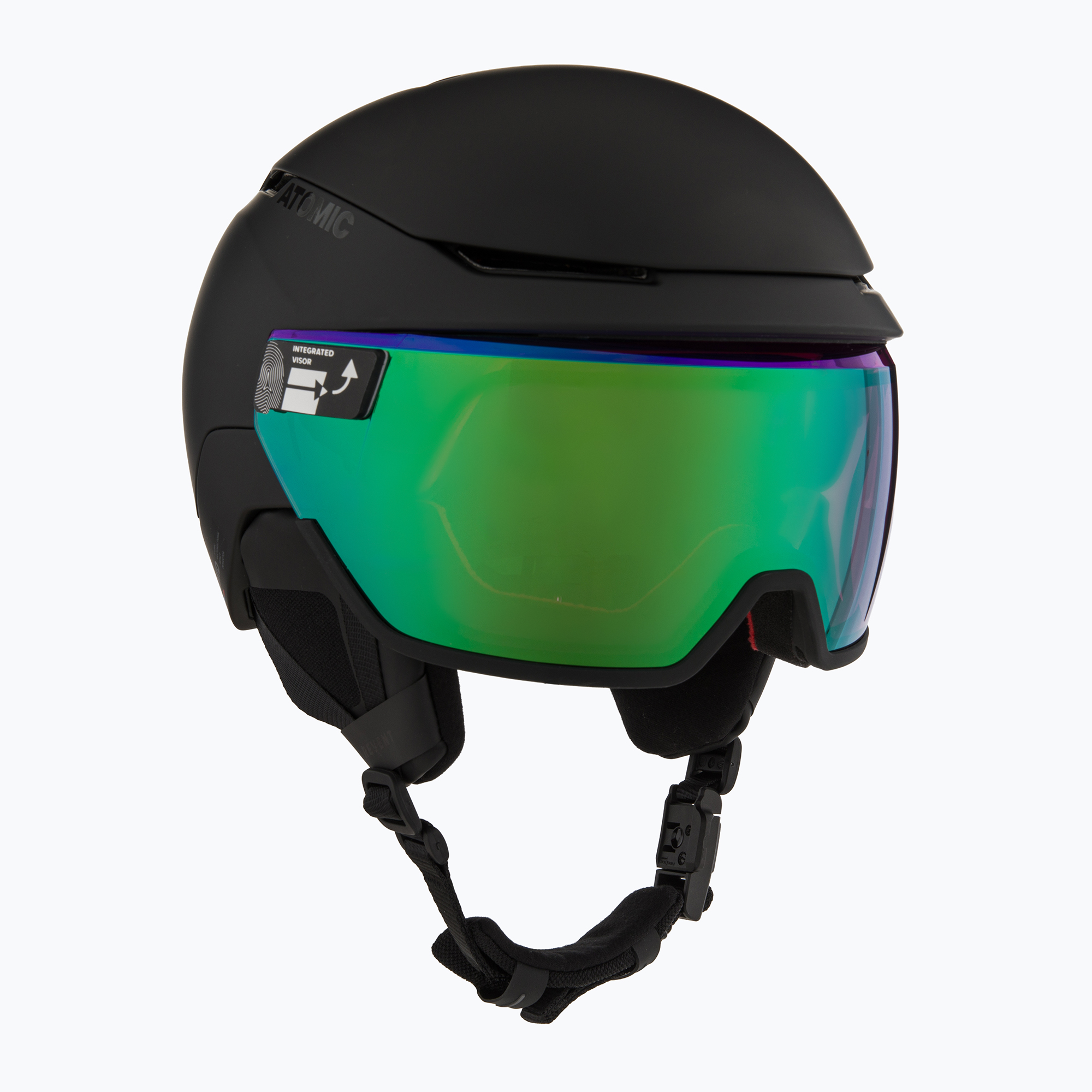 Lyžiarska prilba Atomic Revent GT Amid Visor HD black/green hd