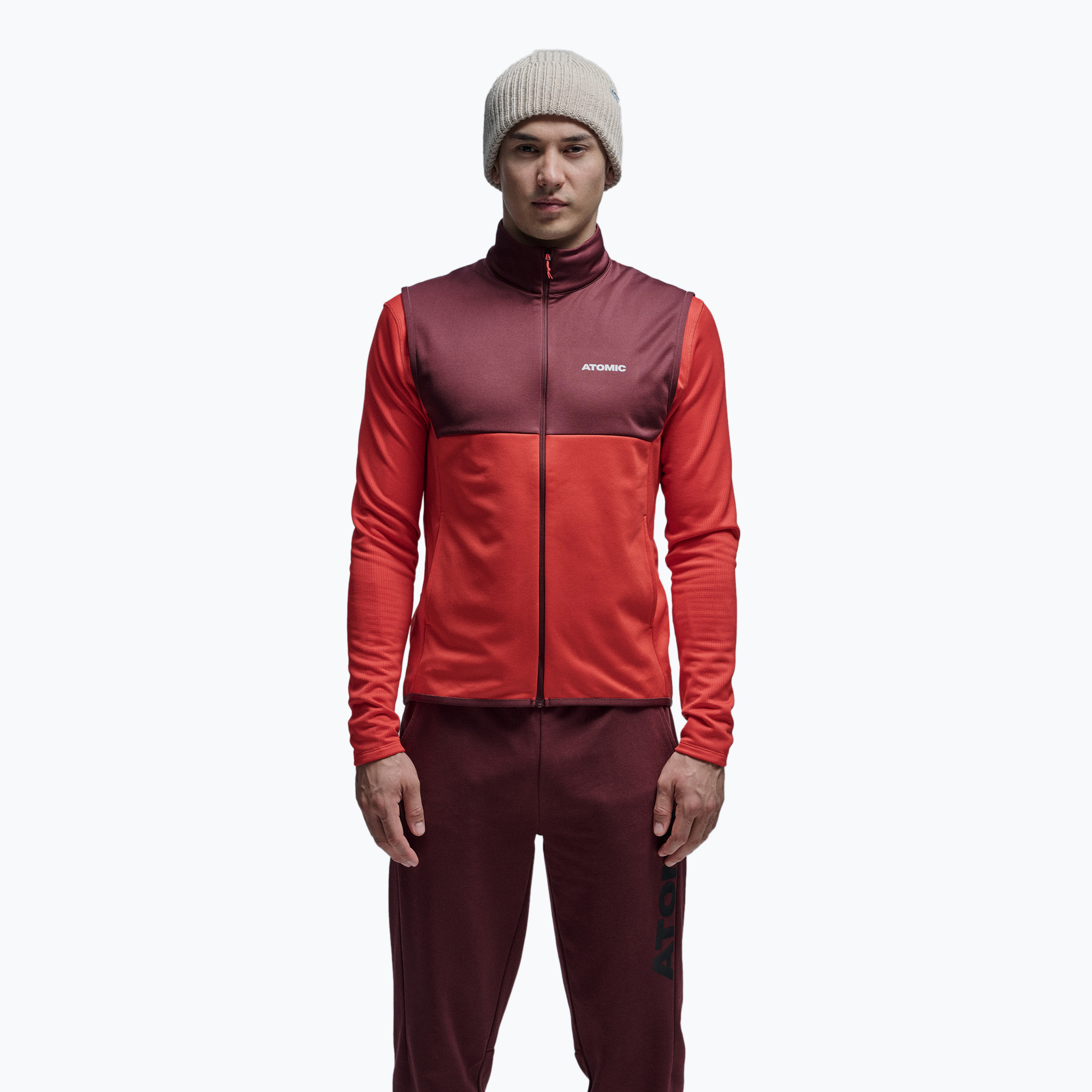 Férfi mellény Atomic Alps Vest red/ maroon (Alps Vest AP5123720)