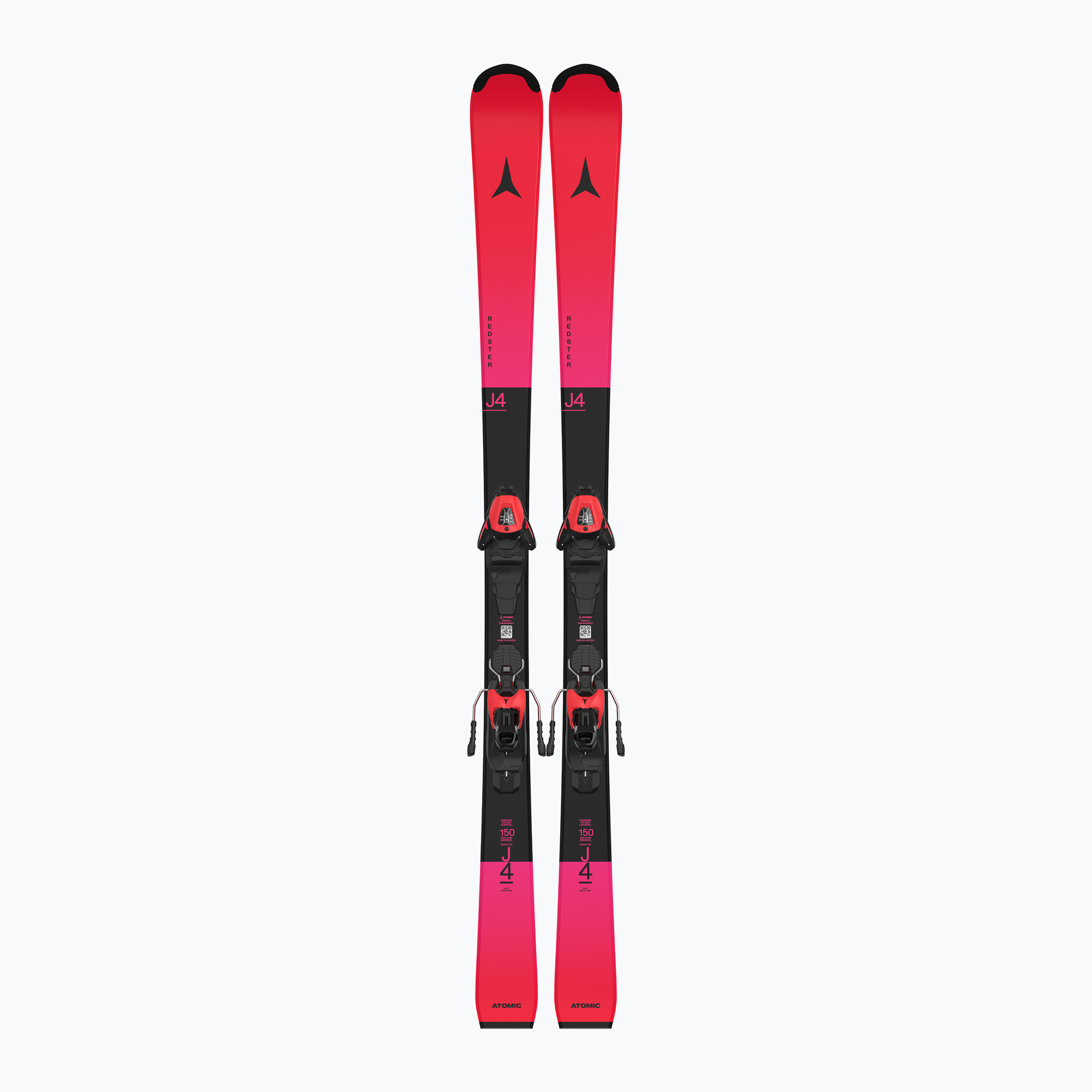 Detské zjazdové lyže Atomic Redster J4   viazania L6 GW red tension/black