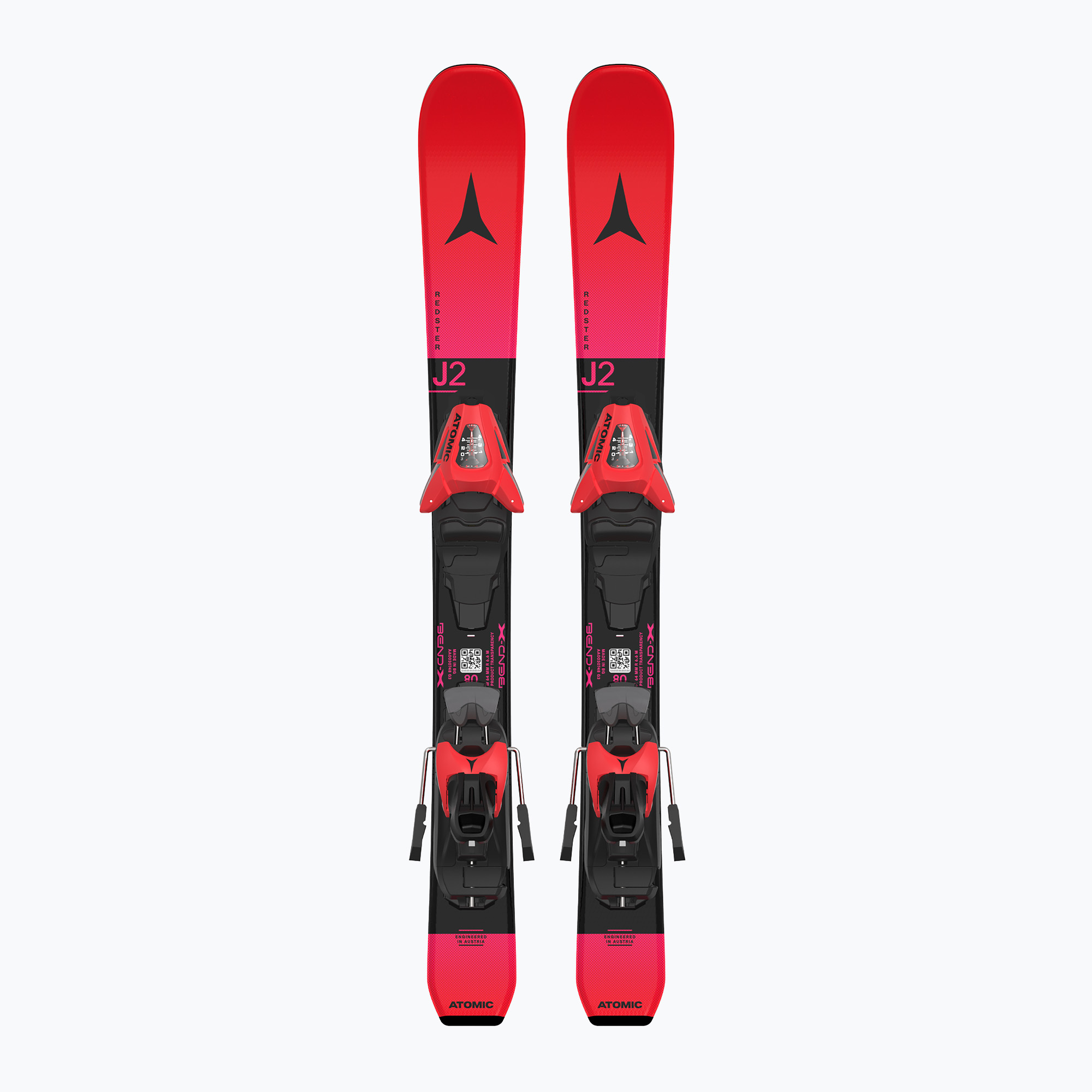 Detské zjazdové lyže Atomic Redster J2 JTXS   viazania C5 GW red tension/black