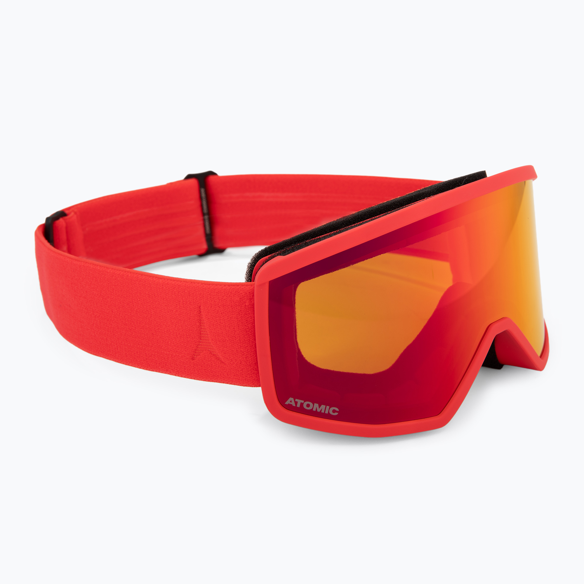 Детска скиорска маска Atomic Four Jr Flash red/red flash