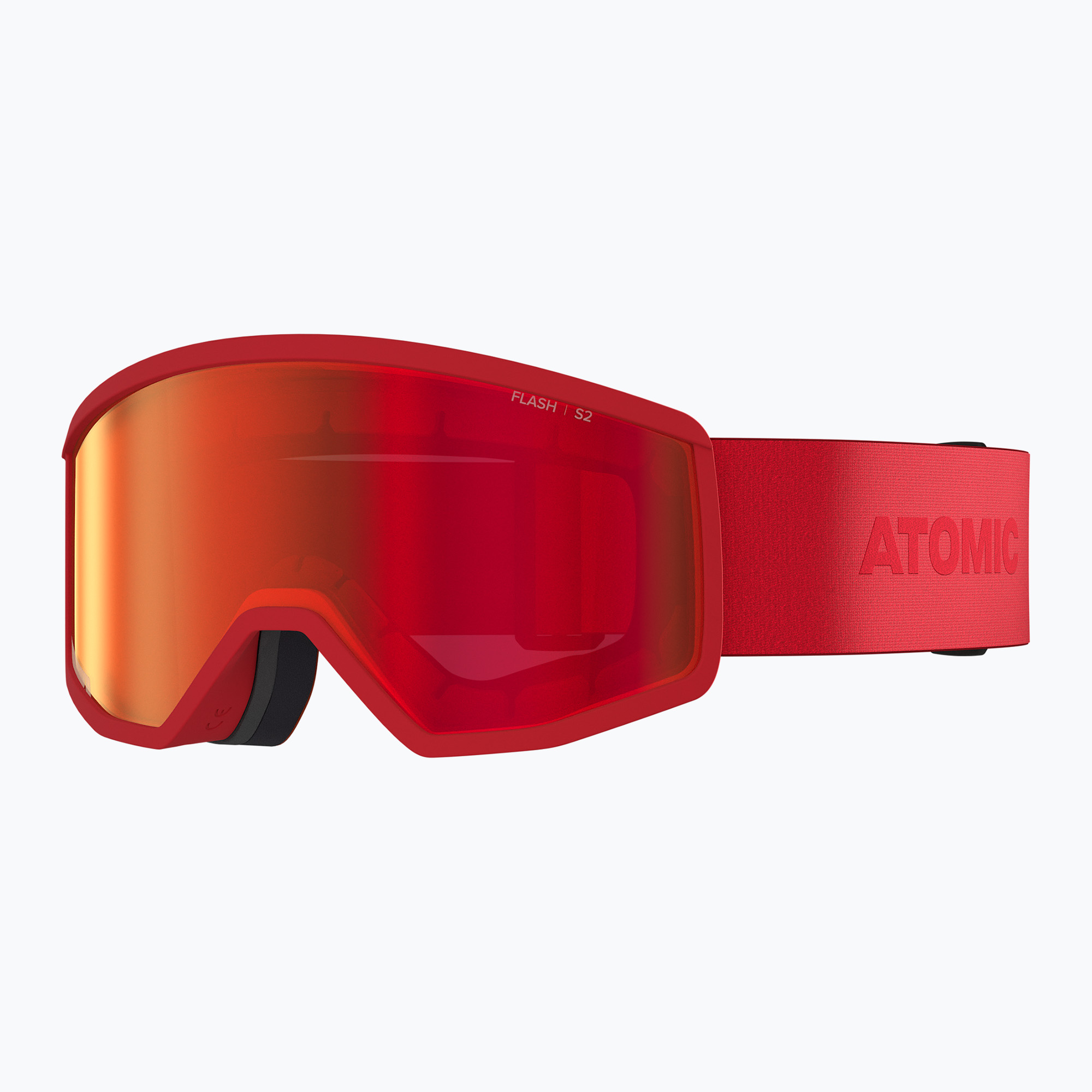 Maschera da sci per bambini Atomic Four Jr Flash red/red flash (XS) (Four Jr Flash AN5106862)