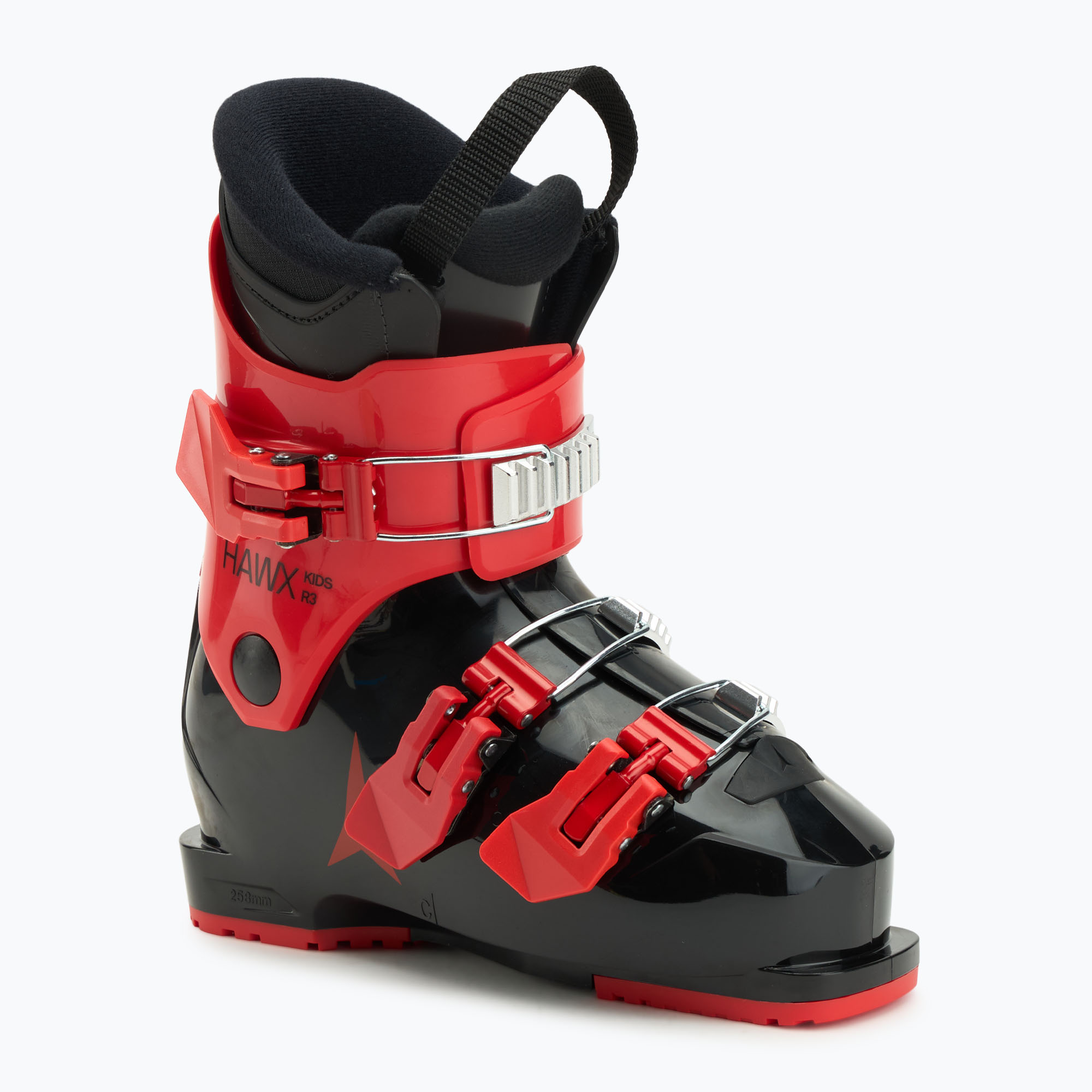 Detské lyžiarske topánky Atomic Hawx Kids R3 black/red (Hawx Kids R3 AE5031640)