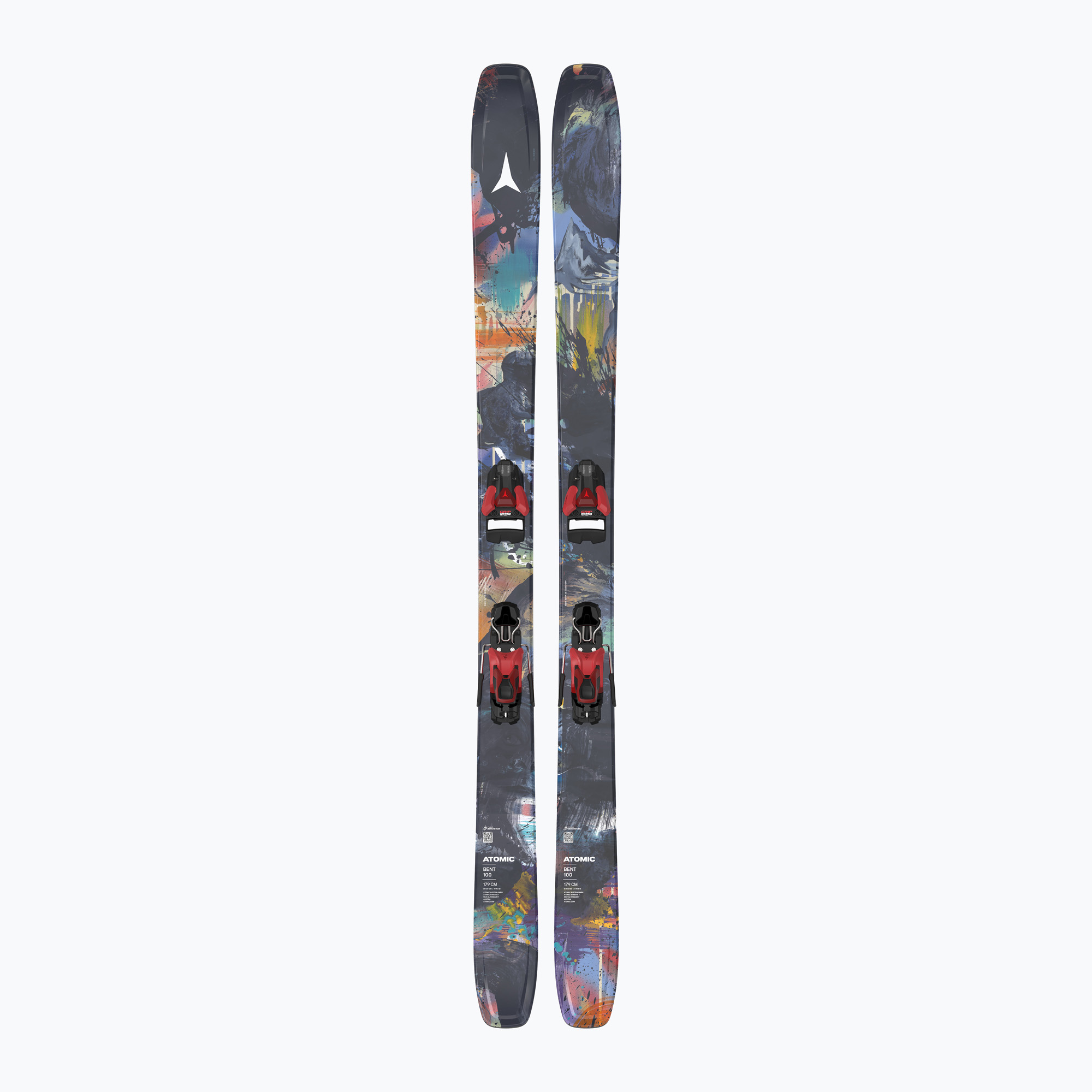 Sjezdové lyže   vázání Atomic Bent 100   STR 12GW multicolor