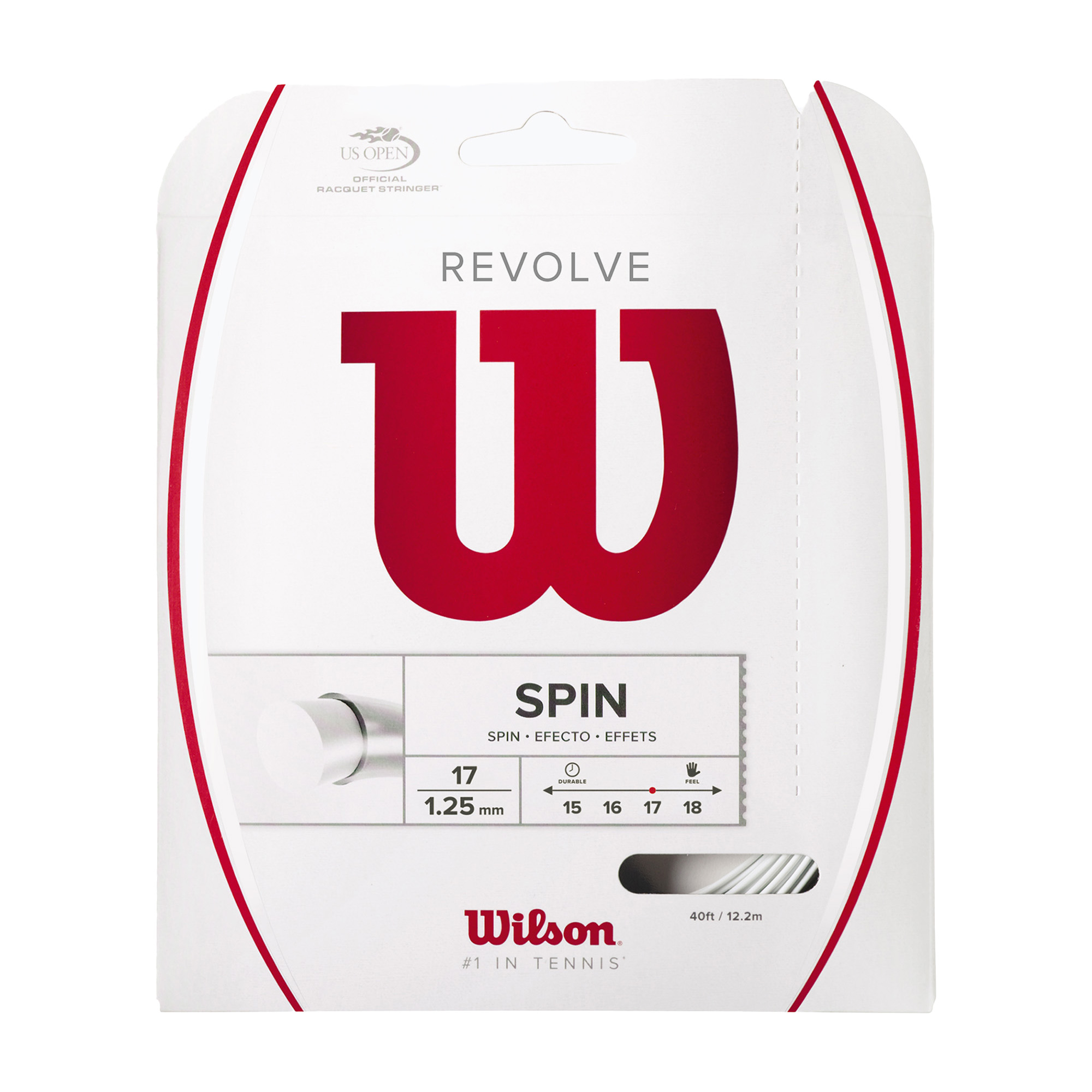 Wilson Revolve 17 12,2 м тенис корда бяла WRZ946600 