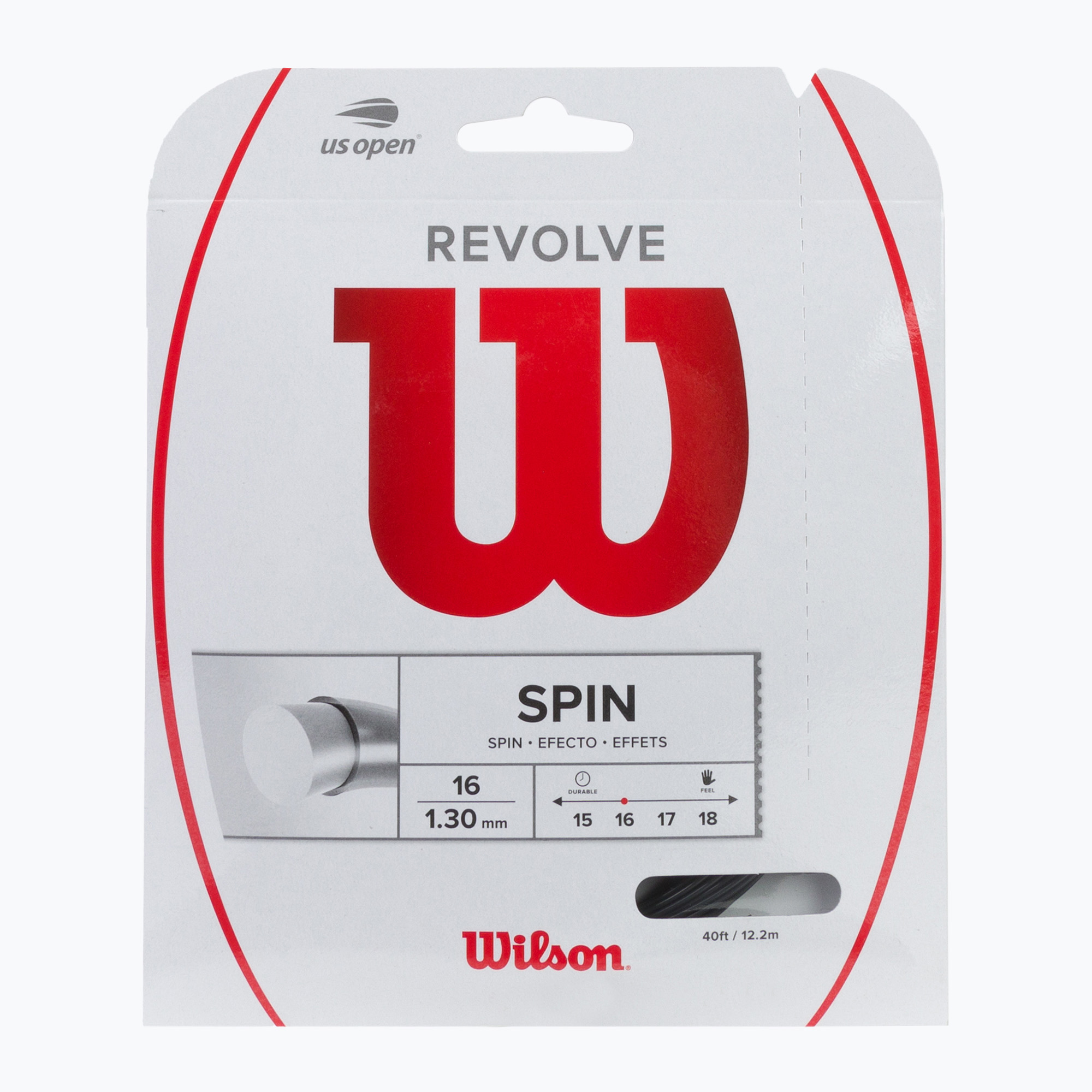 Wilson Revolve 16 12,2 м тенис струна черна WRZ946800 