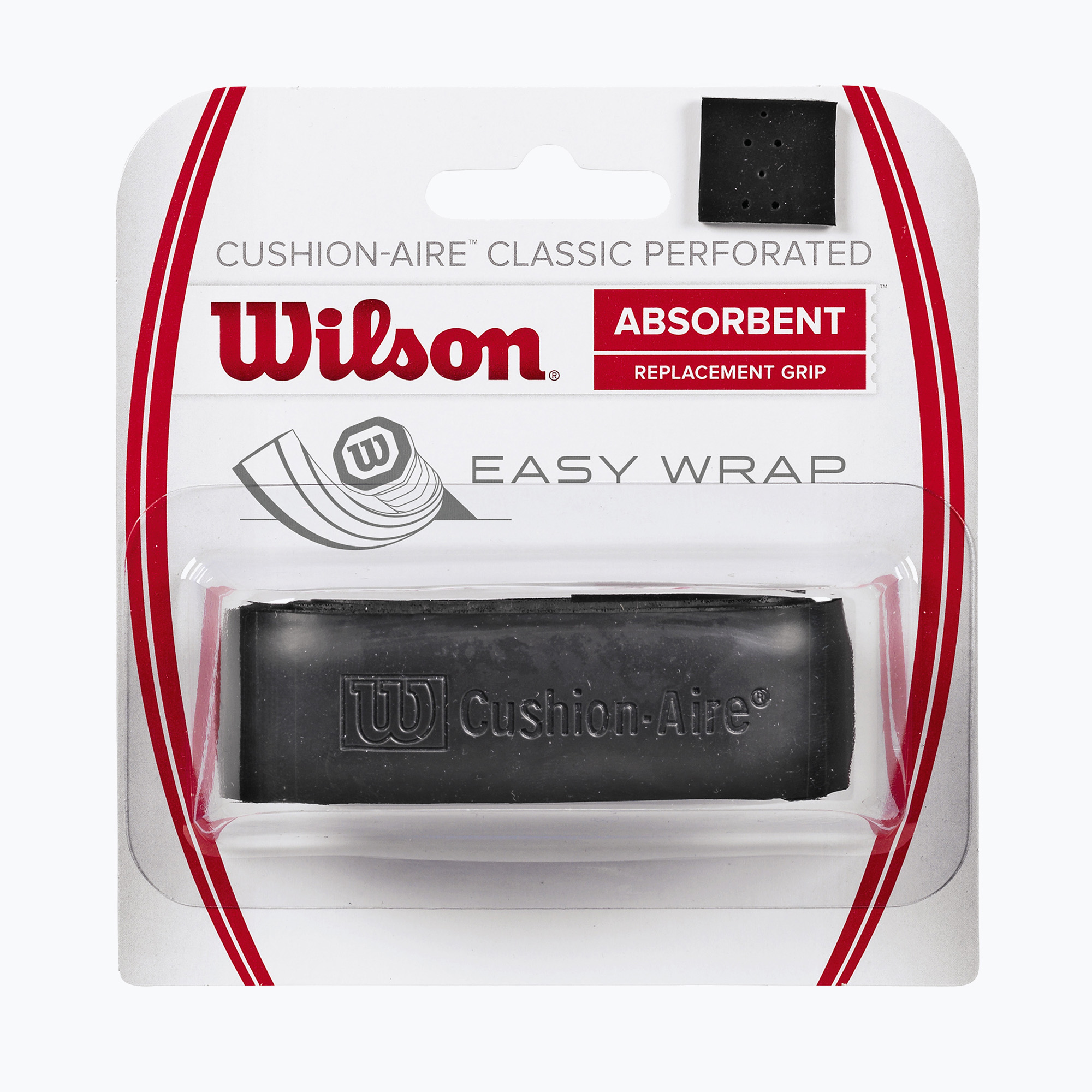 Înveliș de tenisWilson Cushion Aire Classic Perforated Grip black (Cushion Aire Classic Perforated Grip WRZ4210BK)