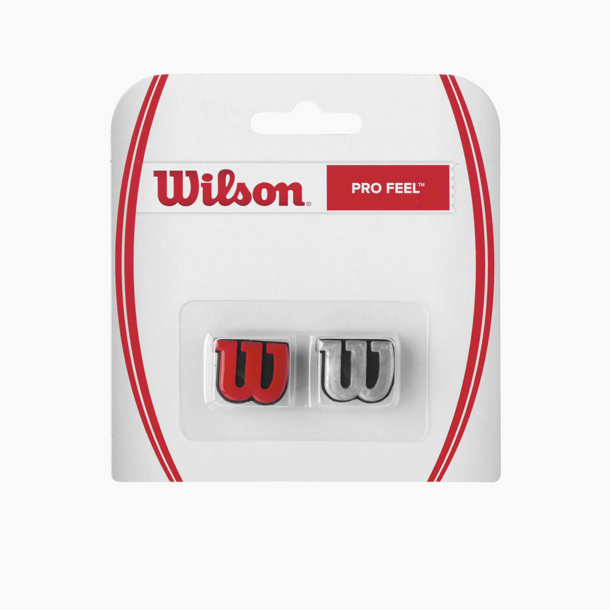 Wilson Profeel teniszcsillapító 2 db ezüst/piros WRZ537600 (Profeel WRZ537600)