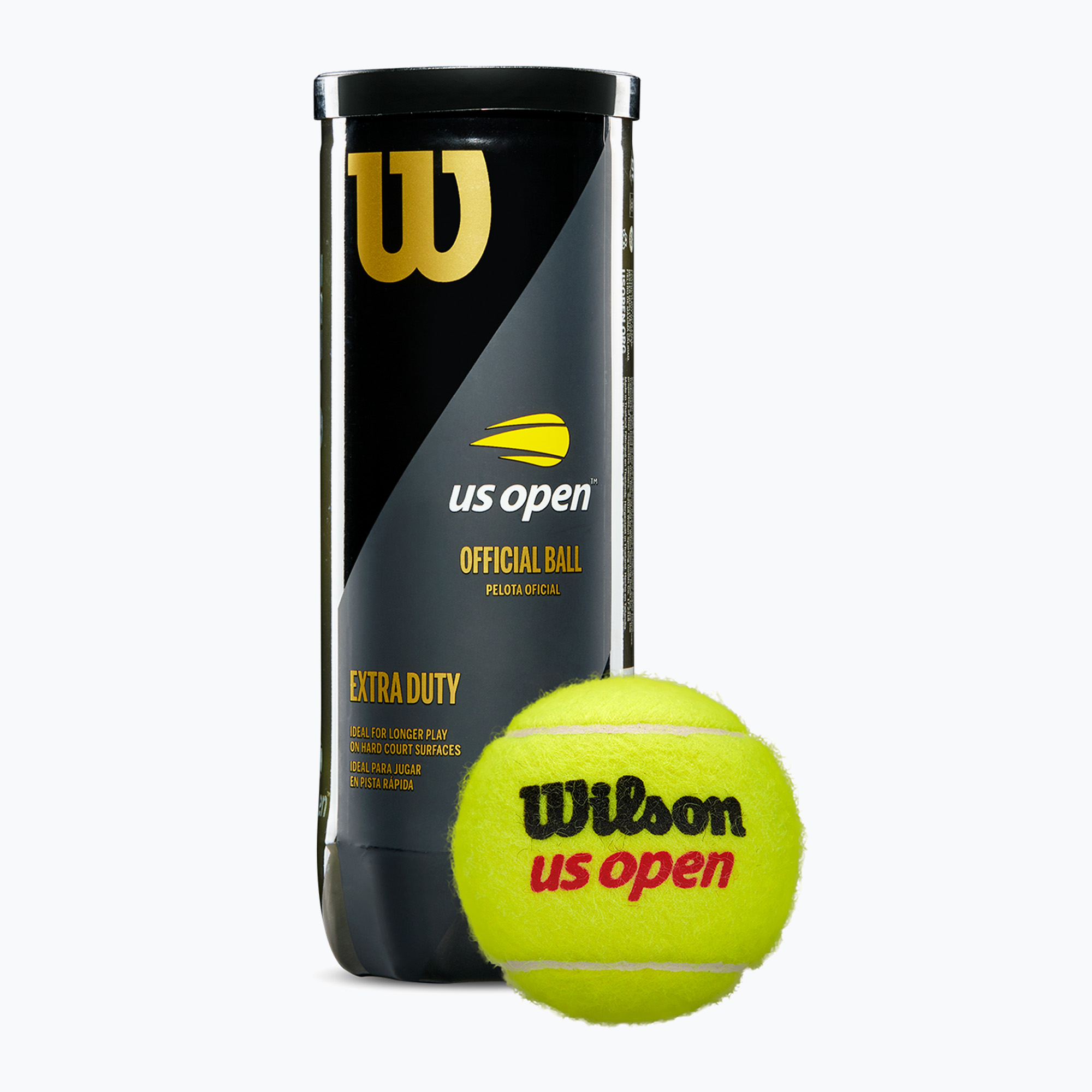 Palline da tennis Wilson US Open XD 3 pz. giallo