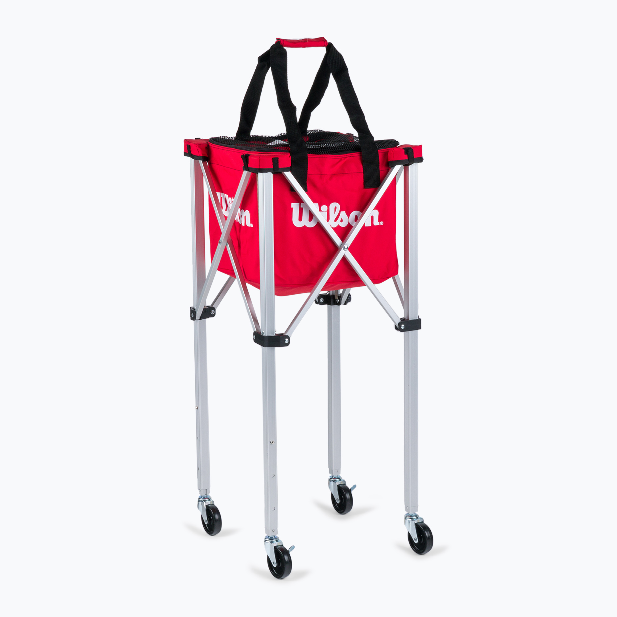 Wilson Carrello per l'insegnamento del tennis 150 rosso WRZ541000 (Tennis Teaching Cart 150 WRZ541000)
