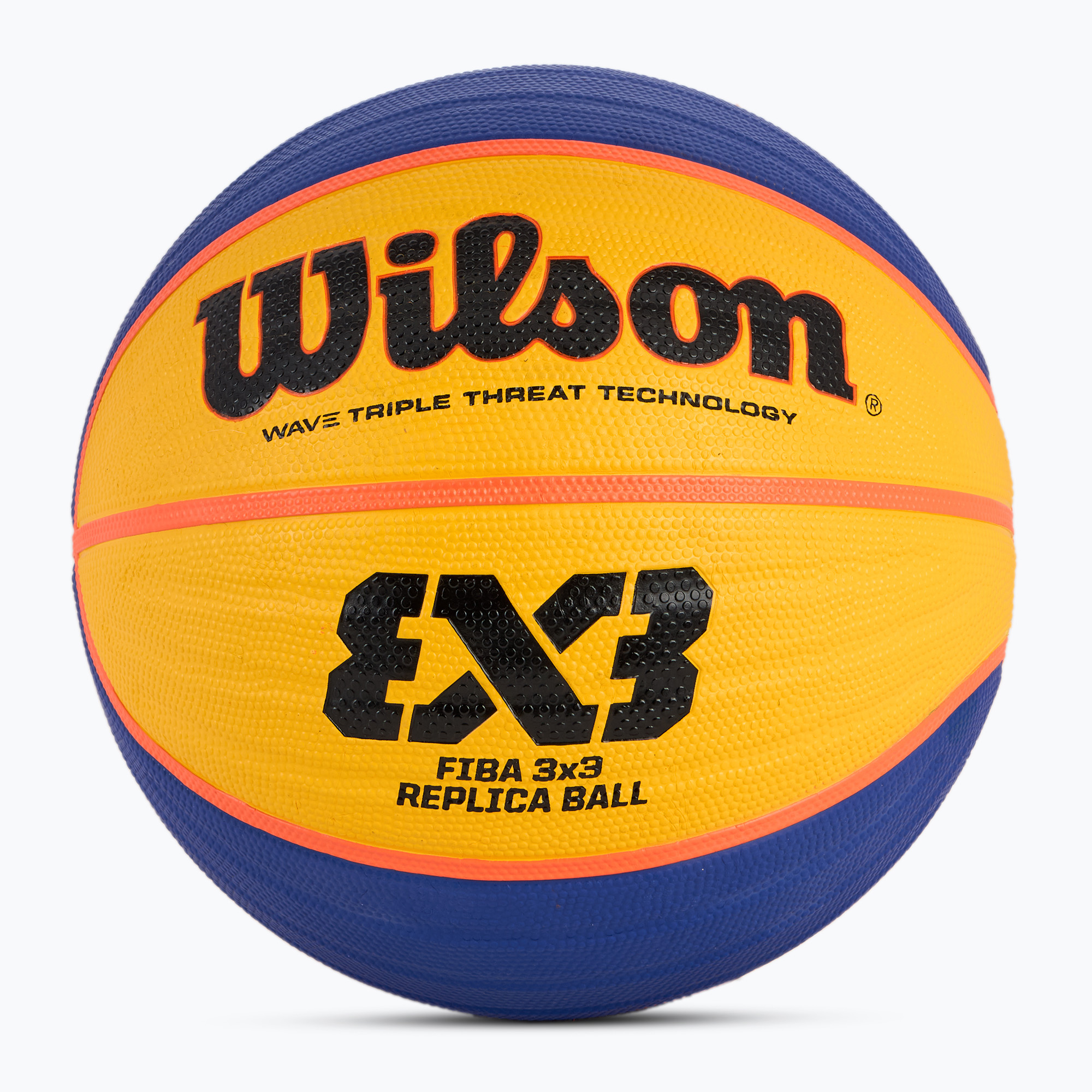Minge de baschet Wilson Fiba 3x3 Replica RBR blue/yellow mărime 6 (Fiba 3x3 Replica RBR WTB1033XB)