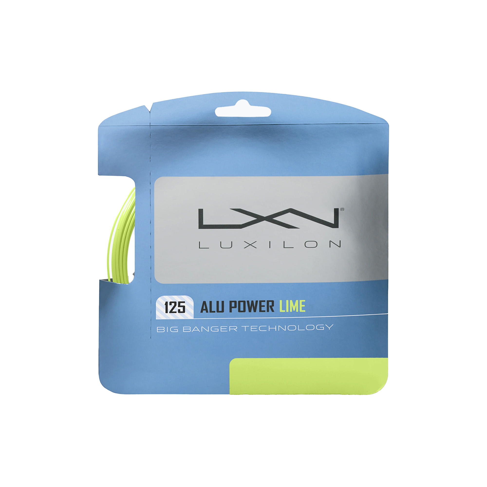 Corda da tennis Luxilon Alu Power 125 12,2 m verde lime (1.25 mm) (Alu Power 125 WRZ990240)