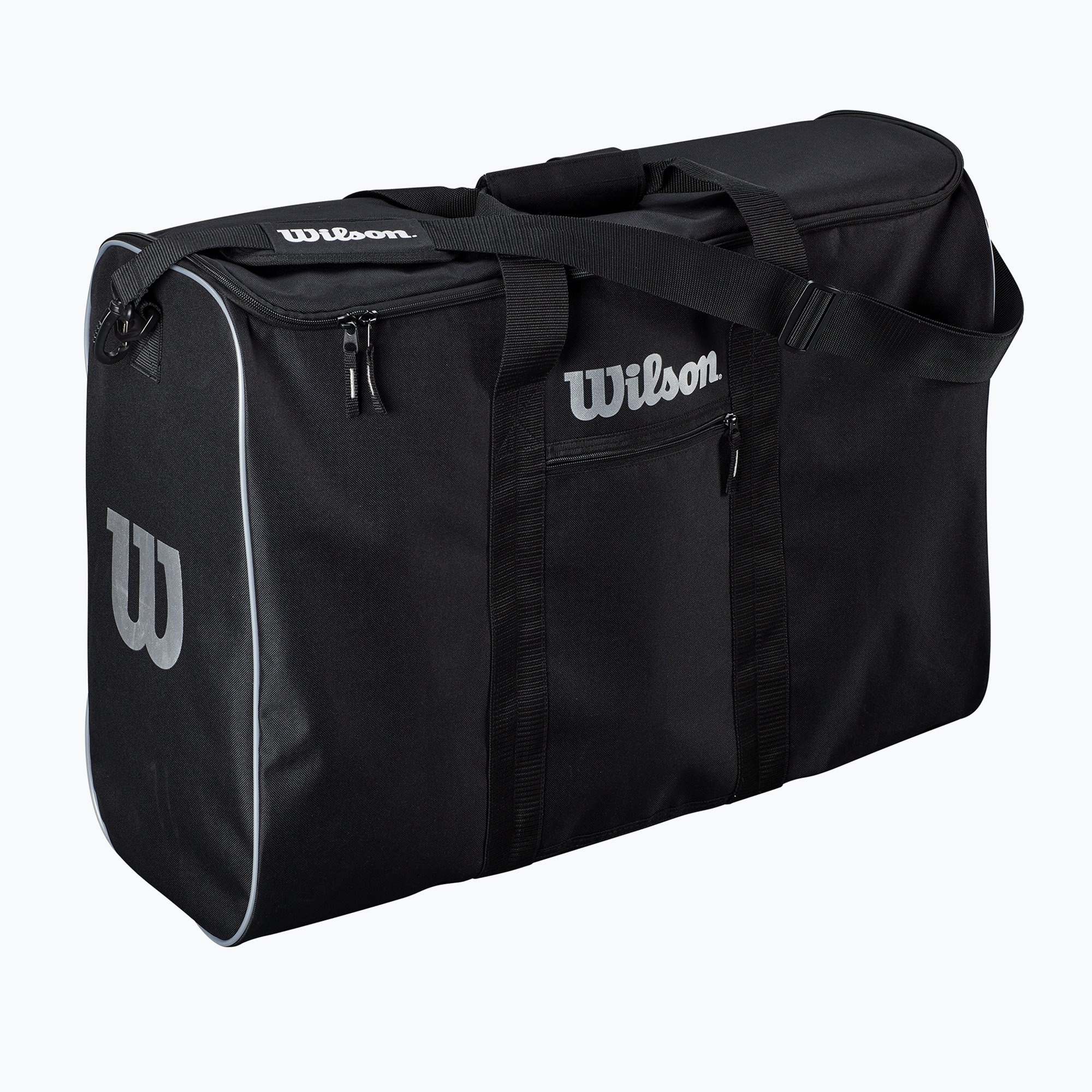 Чанта за баскетболни топки Wilson Travel Basket 6 Ball black/silver