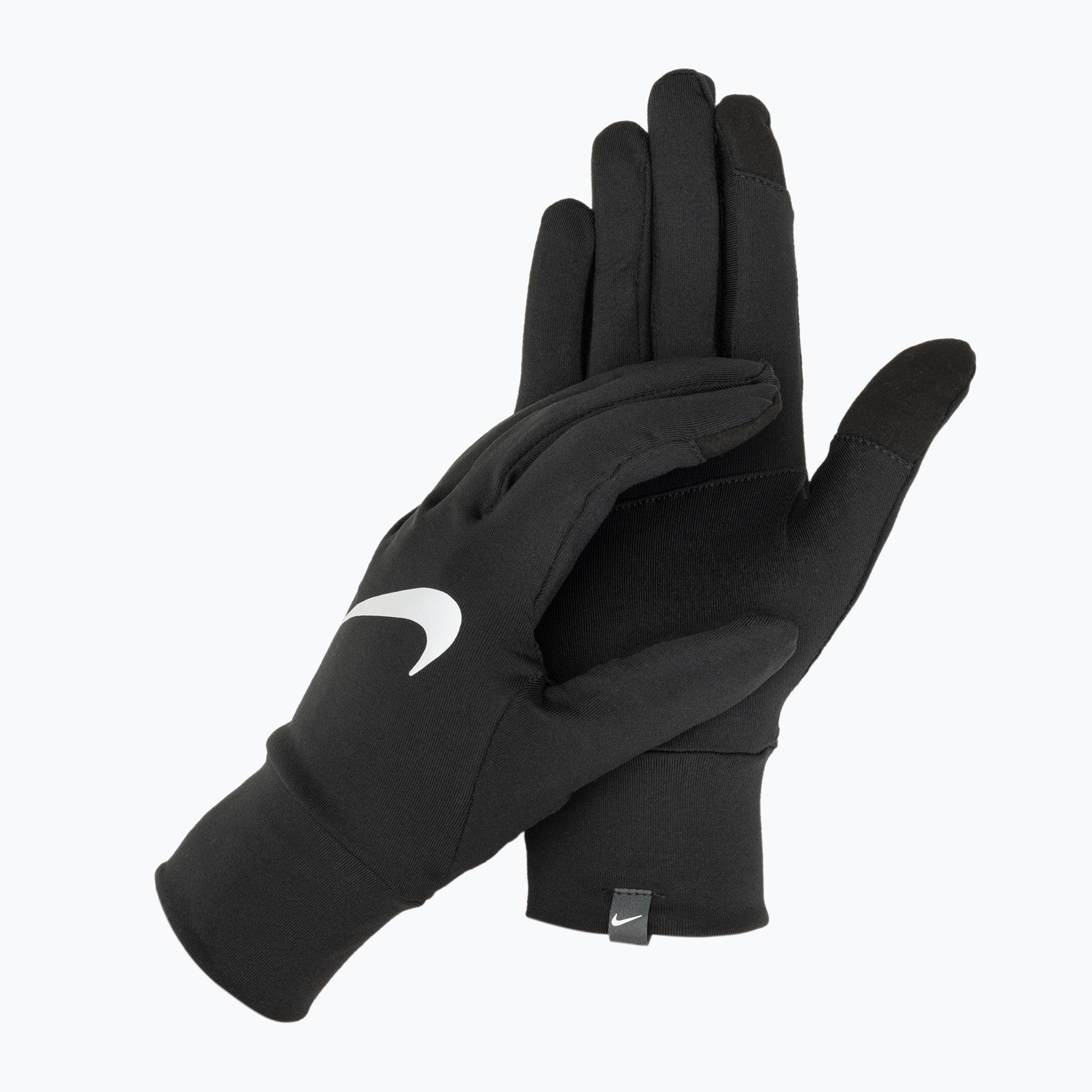 Rękawiczki do biegania męskie Nike Accelerate RG black/black/silver 
