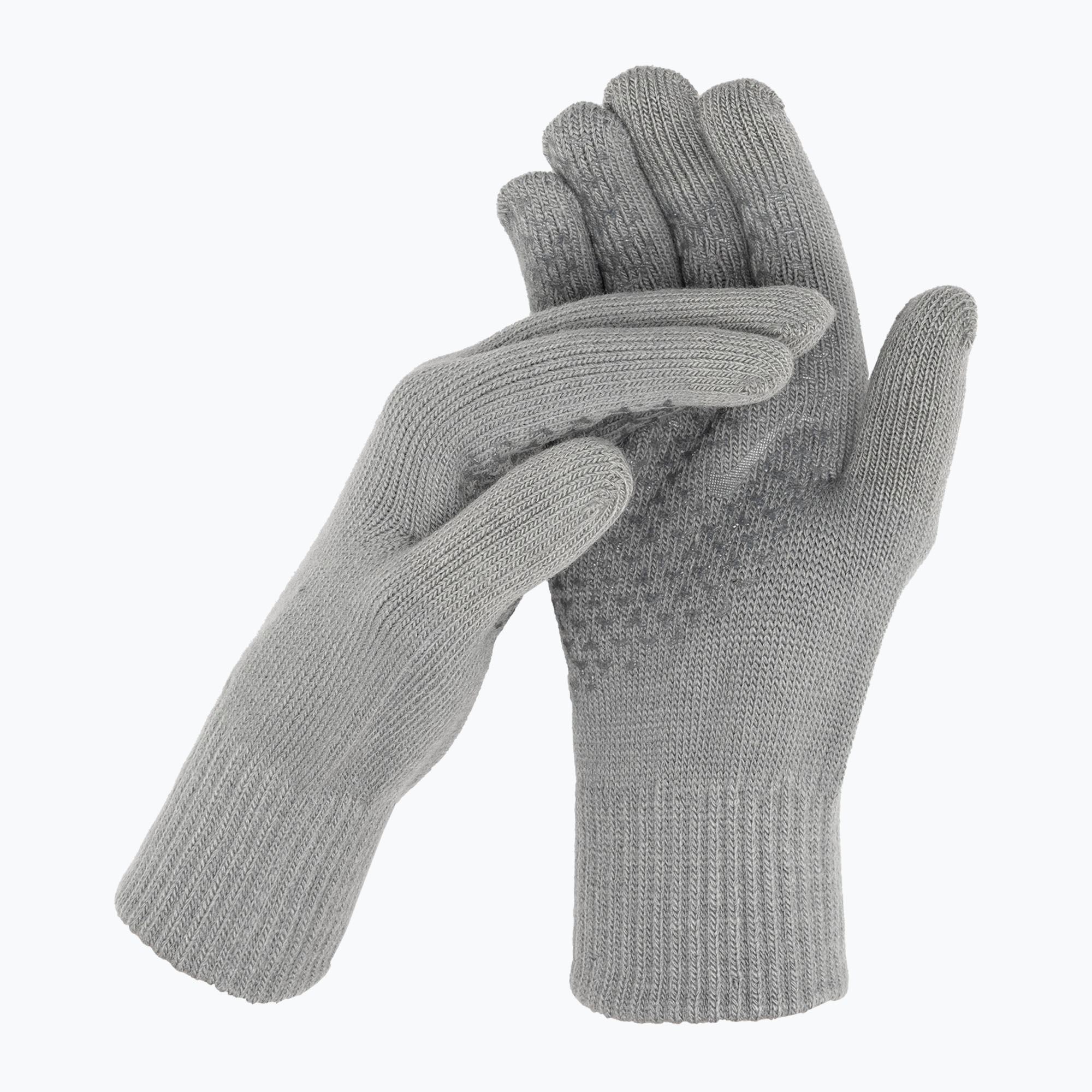 Mănuși de iarnă Nike Knit Tech și Grip TG 2.0 gri particule/gri gri particule/negru (Knit Tech and Grip TG 2.0 N1000661)