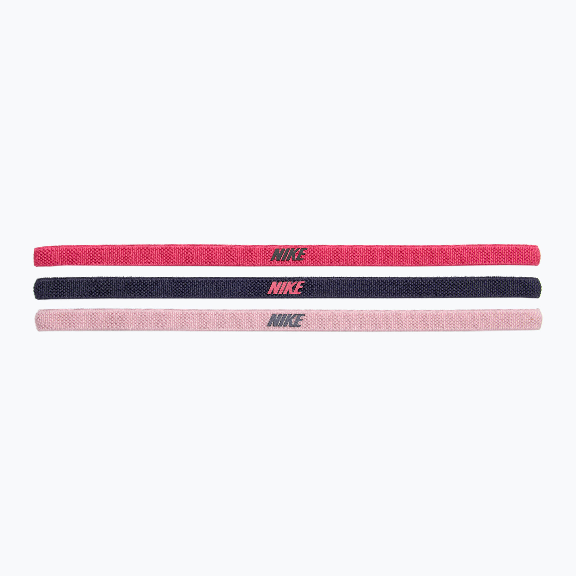 Elastické čelenky Nike 2.0 3 ks spark/gridiron/pink glazúra (Elastic Headbands N1004529-658)
