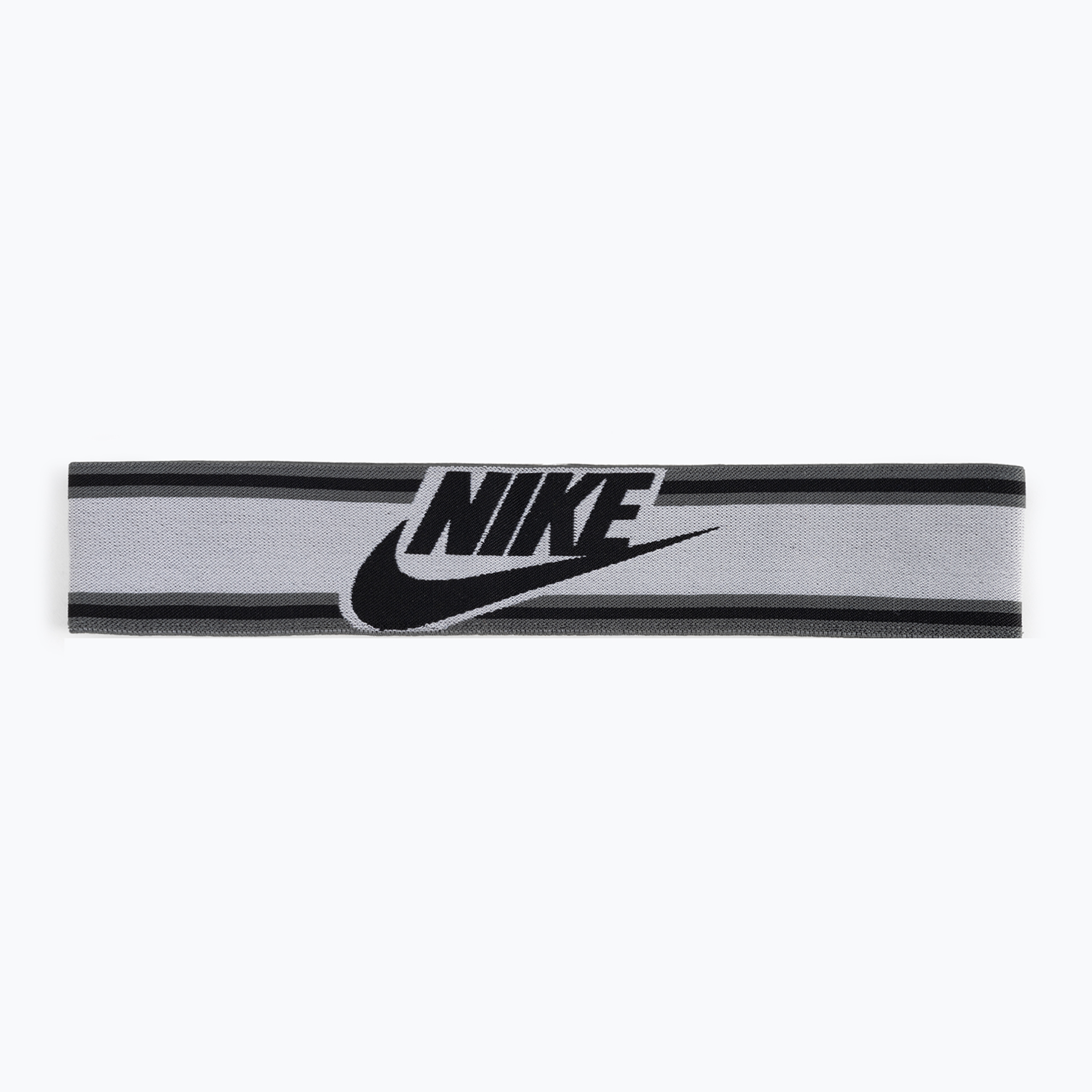 Férfi Nike elasztikus fejpánt fehér és szürke N1003550-147 (Elastic Headband N1003550)