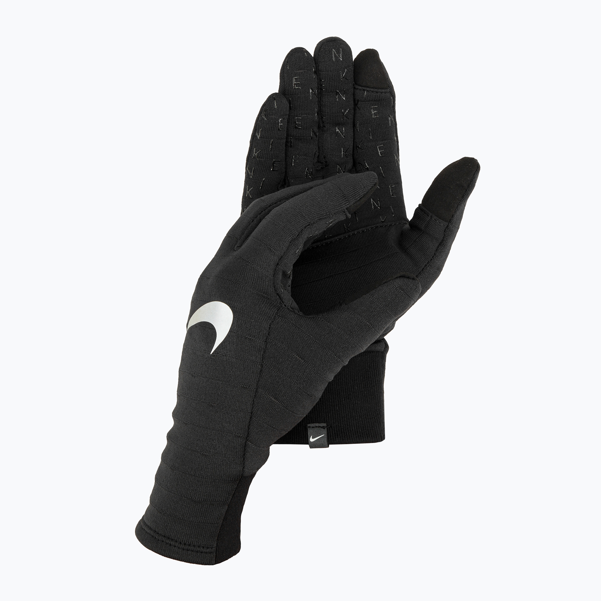 Rękawiczki do biegania męskie Nike Sphere 4.0 RG black/silver 