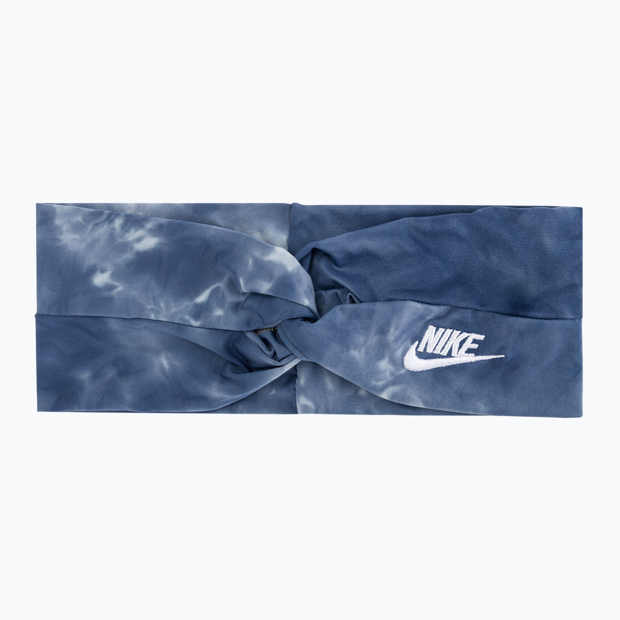 Nike Twist Knot лента за глава Tie Dye синя N1008232-421