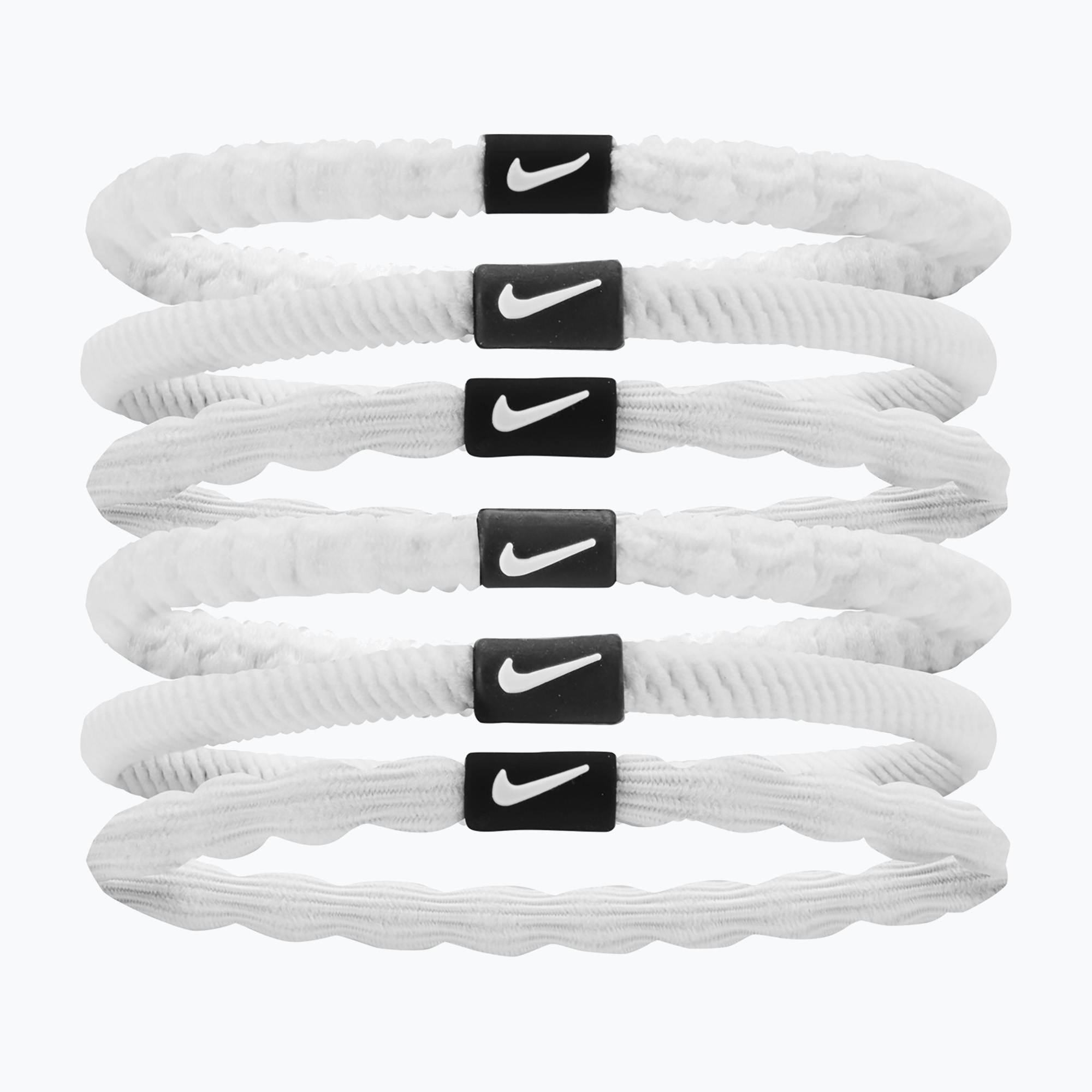 Ластици за коса Nike Flex 6 бр. white/ black/white
