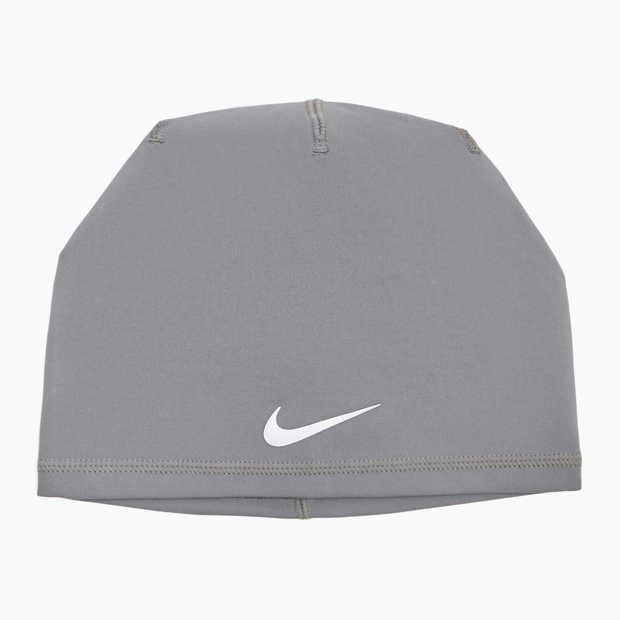Czapka Nike Dri-Fit Peak Uncuffed Beanie smoke grey/silver 