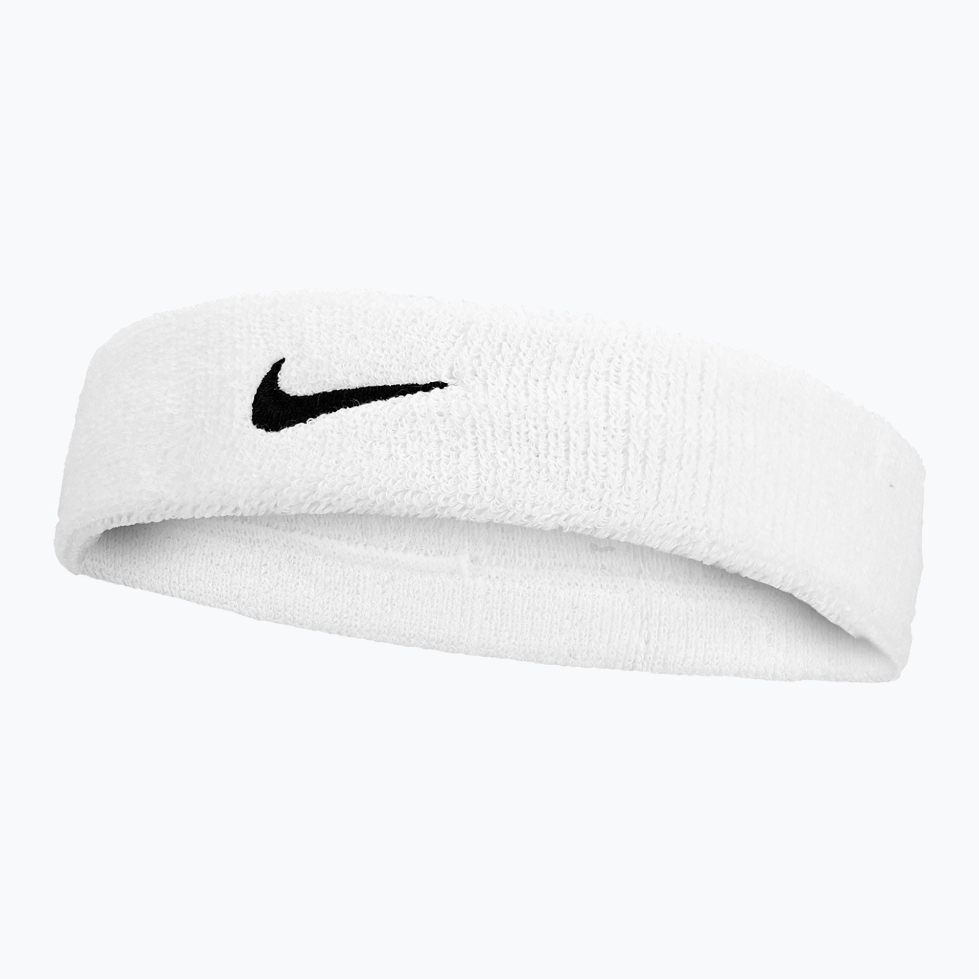 Лента за глава Nike Swoosh Classic white/black
