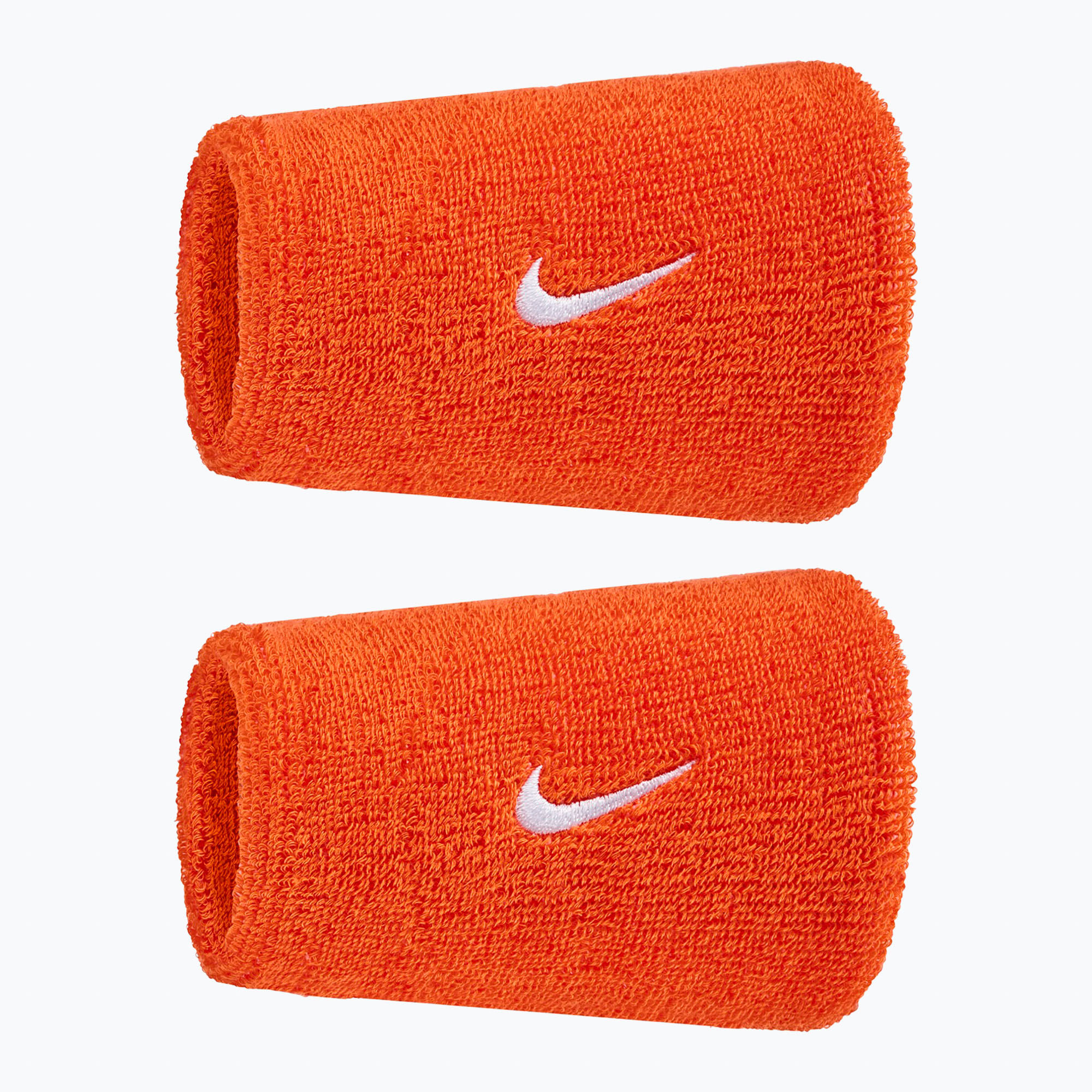 Wristbands Nike Swoosh Classic Doublewide Wristbands 2 pcs. team orange/white