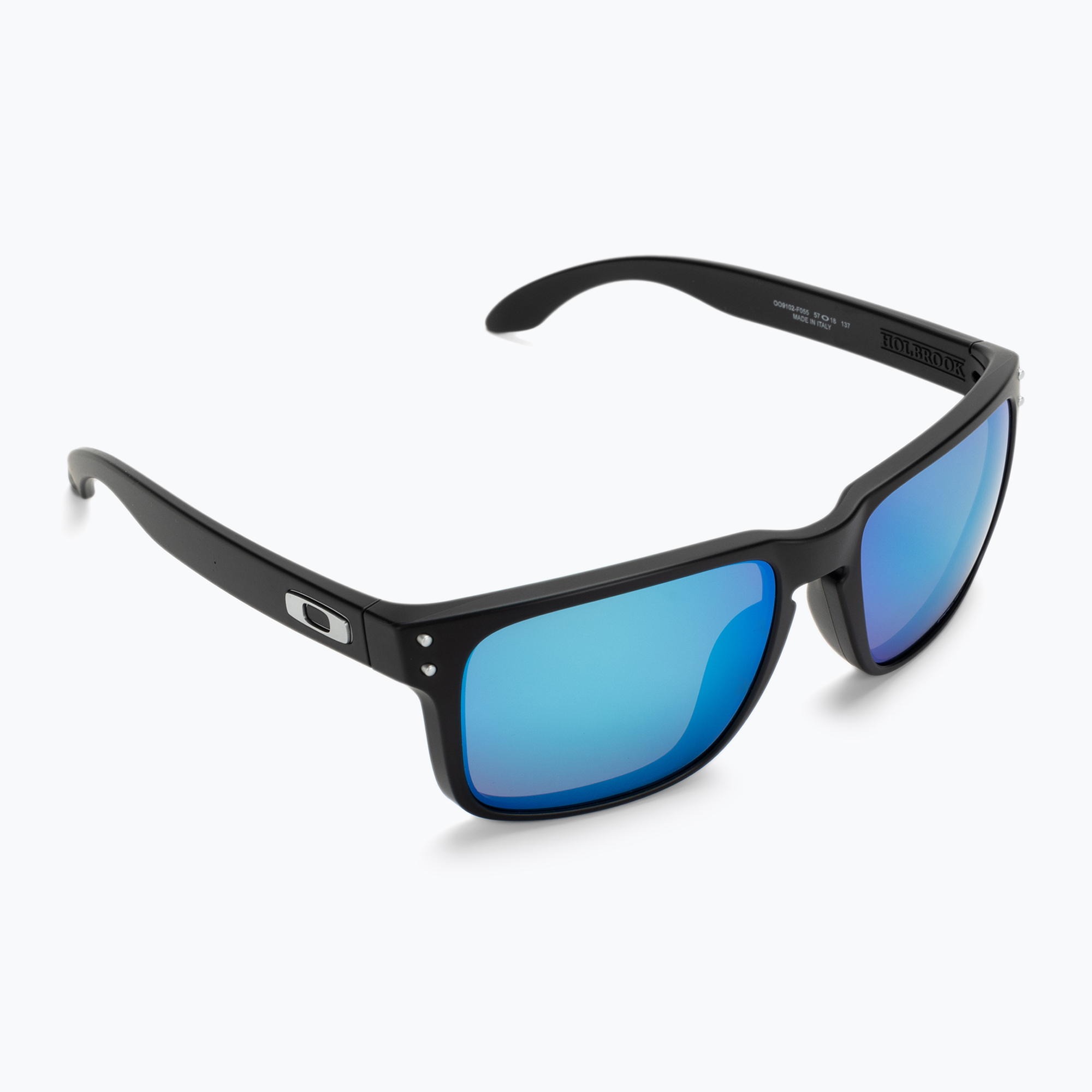 Okulary przeciwsłoneczne Oakley Holbrook matte black/prizm sapphire polarized 