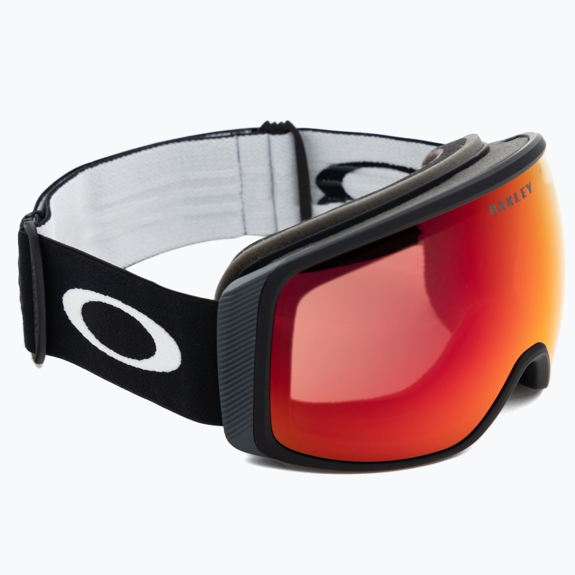 Oakley Flight Tracker L nero opaco/prizm snow torch iridium occhiali da sci (L) (Flight Tracker OO7104-07)