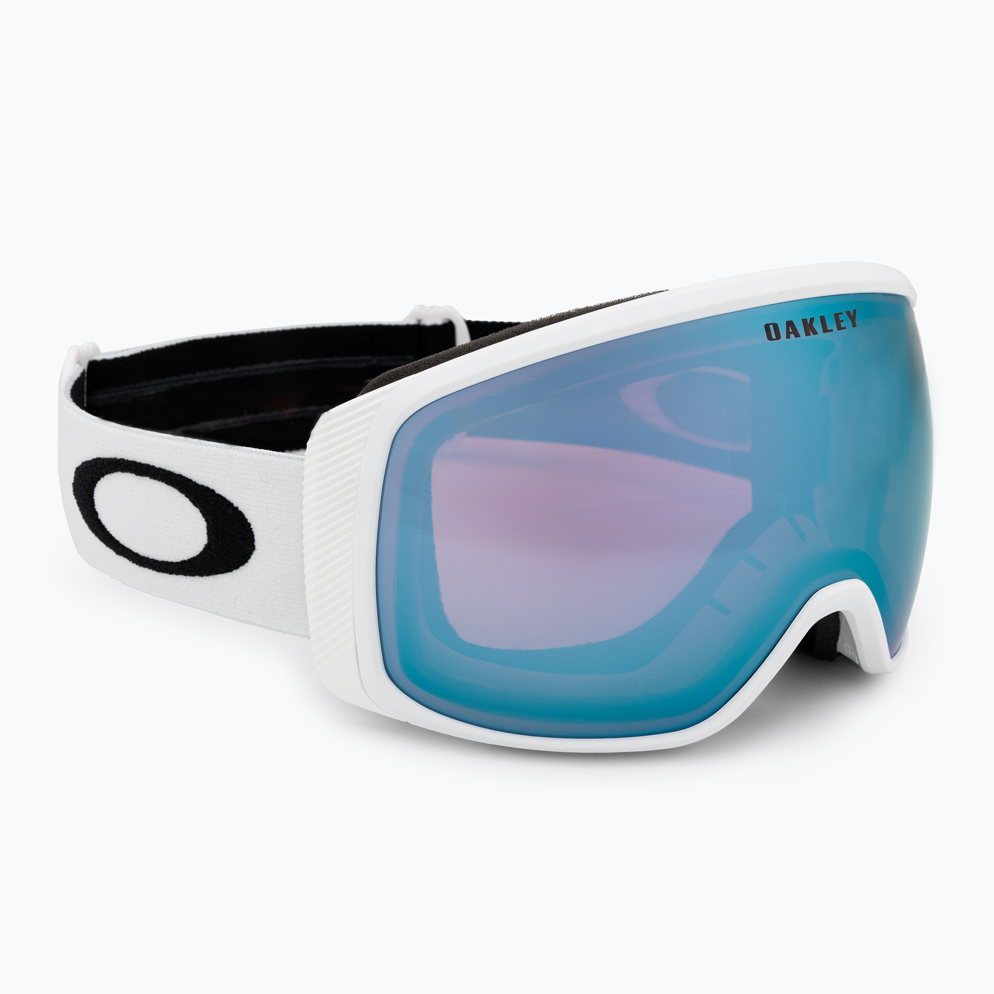 Lyžiarske okuliare Oakley Flight Tracker matte white/prizm snow sapphire iridium (Flight Tracker OO7105-27)