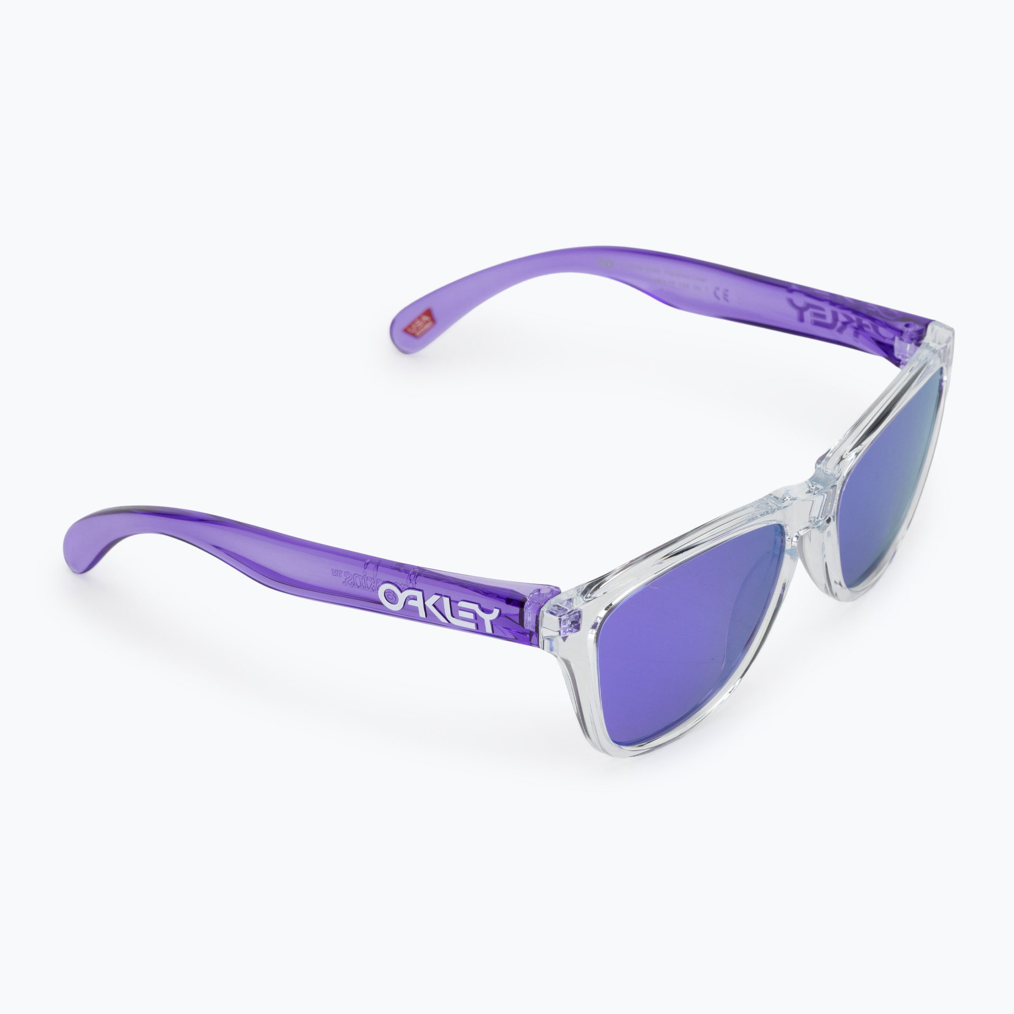 Детски слънчеви очила Oakley Frogskins XXS clear/prizm violet